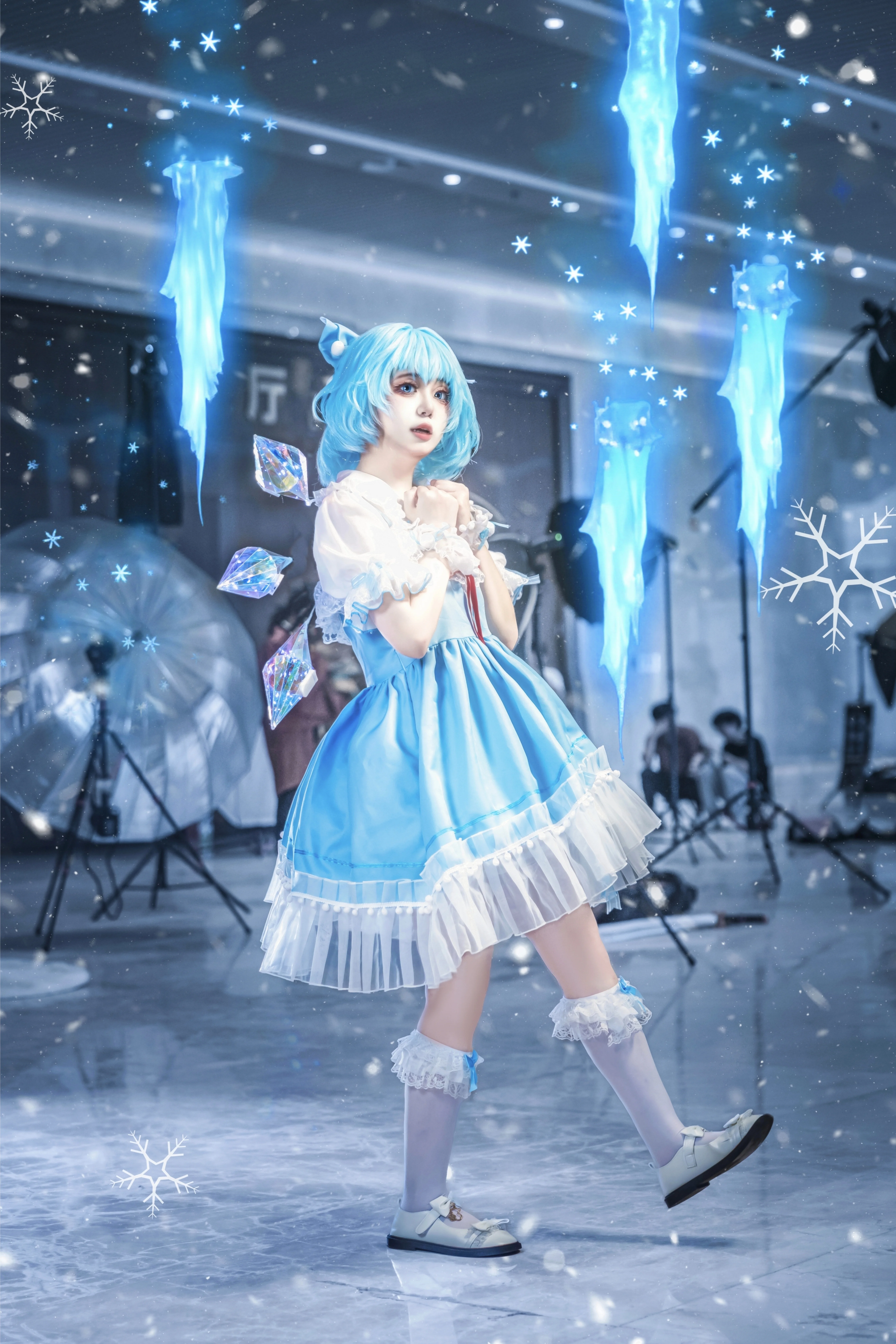 琪露诺cos 东方project的冰之妖精现场 - 第 2 张