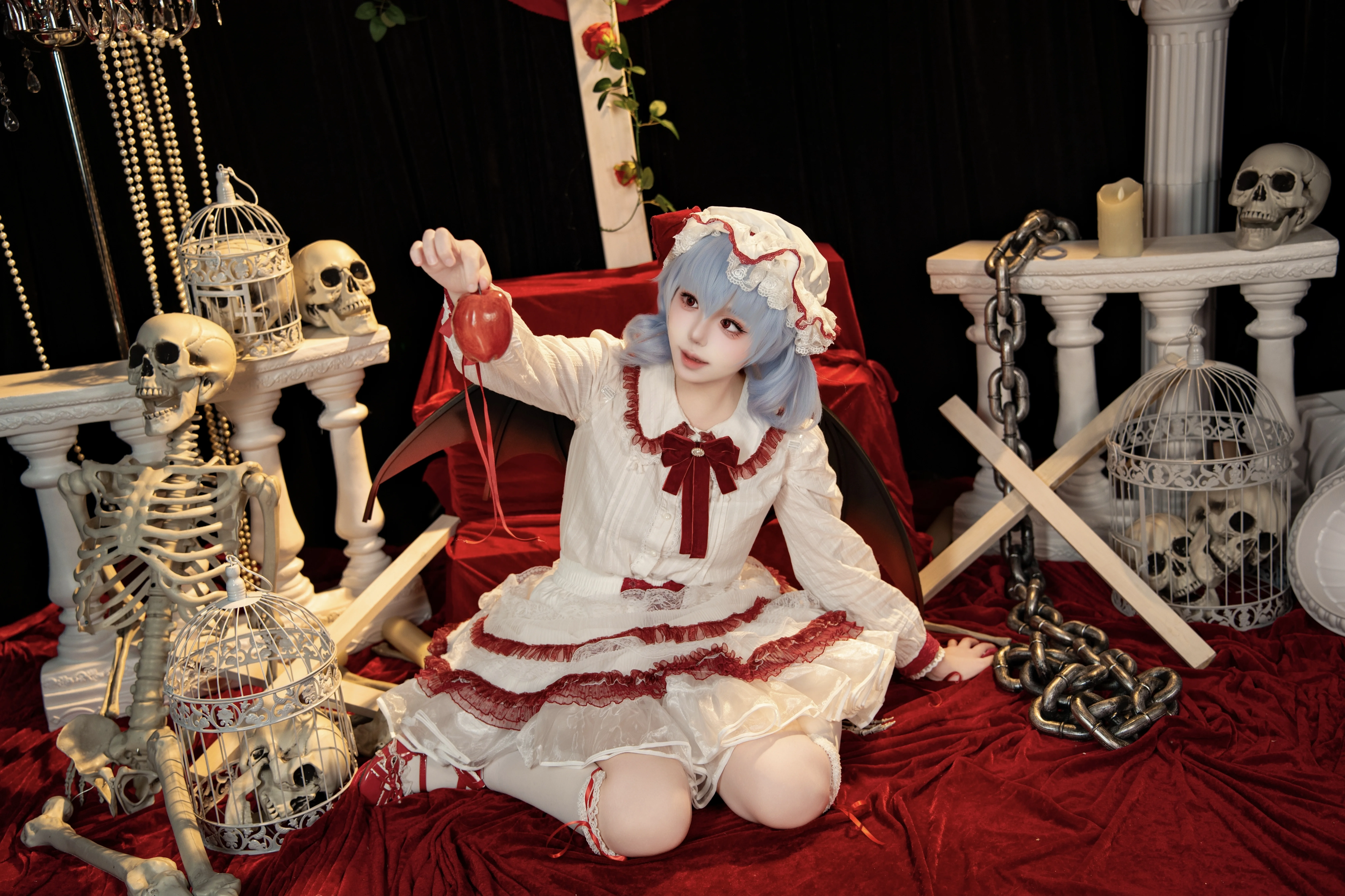 【蕾米莉亚cos】香霖堂二设，红月下的吸血鬼少女 - 第 4 张