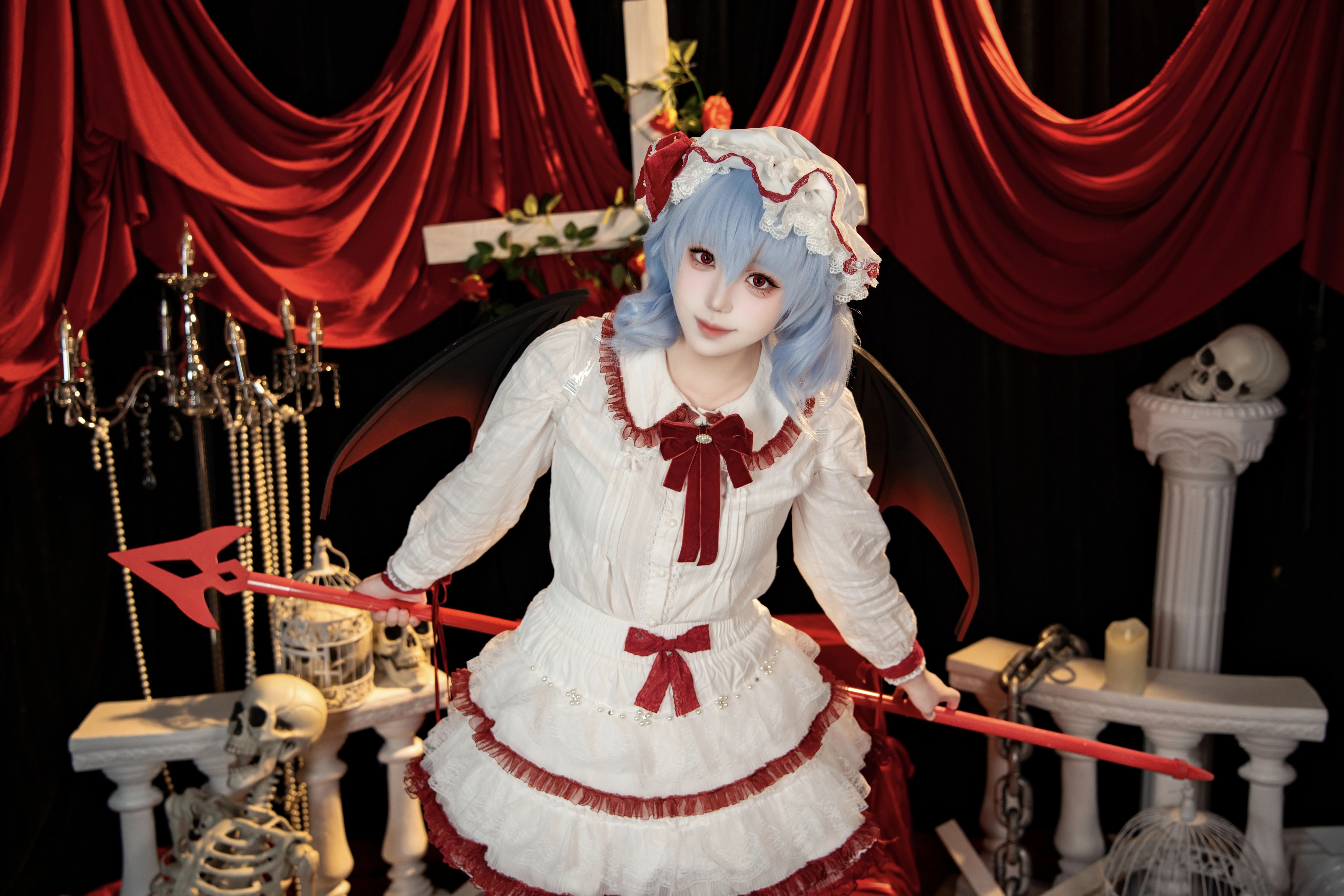 【蕾米莉亚cos】香霖堂二设，红月下的吸血鬼少女 - 第 7 张