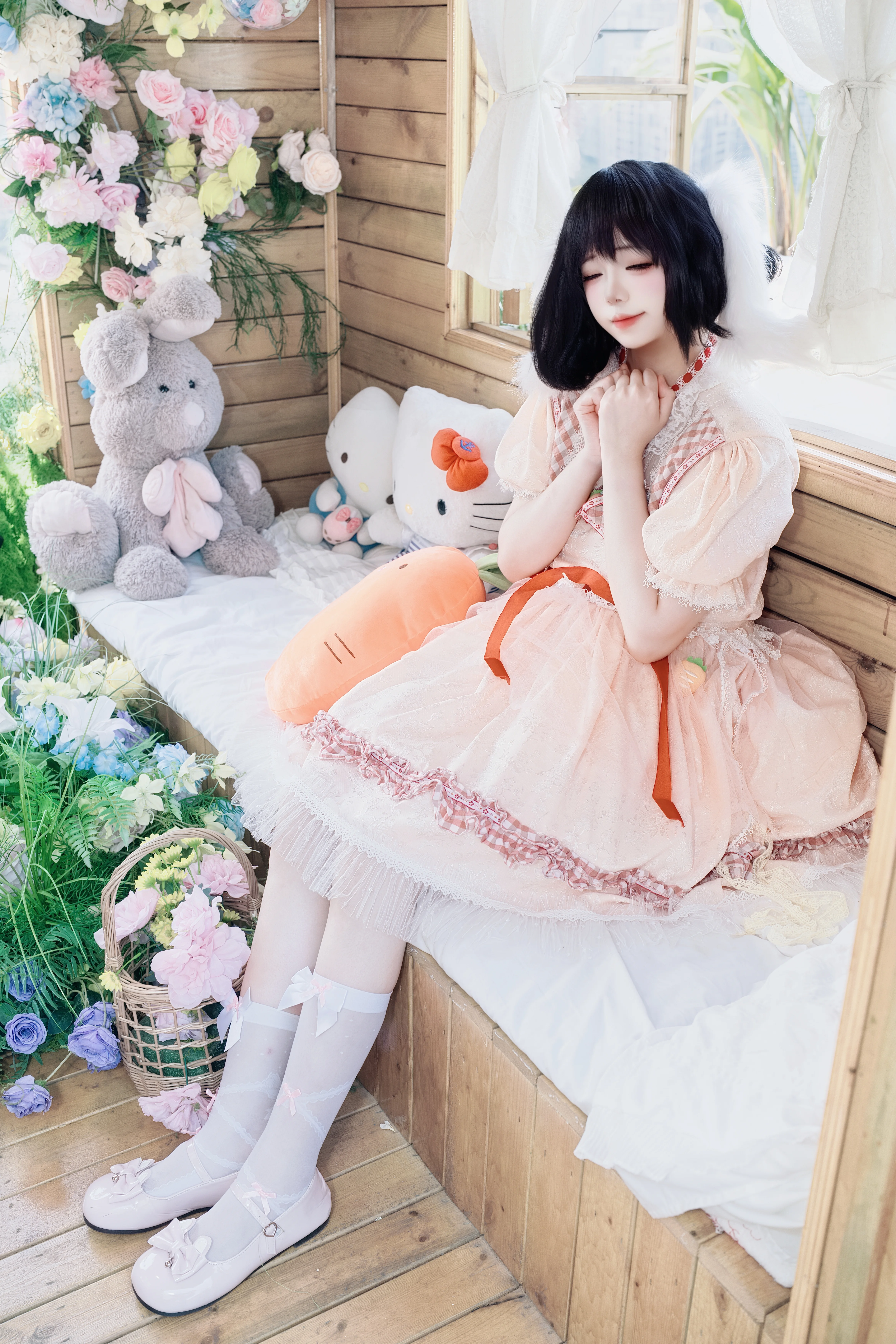 【因幡帝cos】东方project的狡黠兔耳少女来啦 - 第 2 张