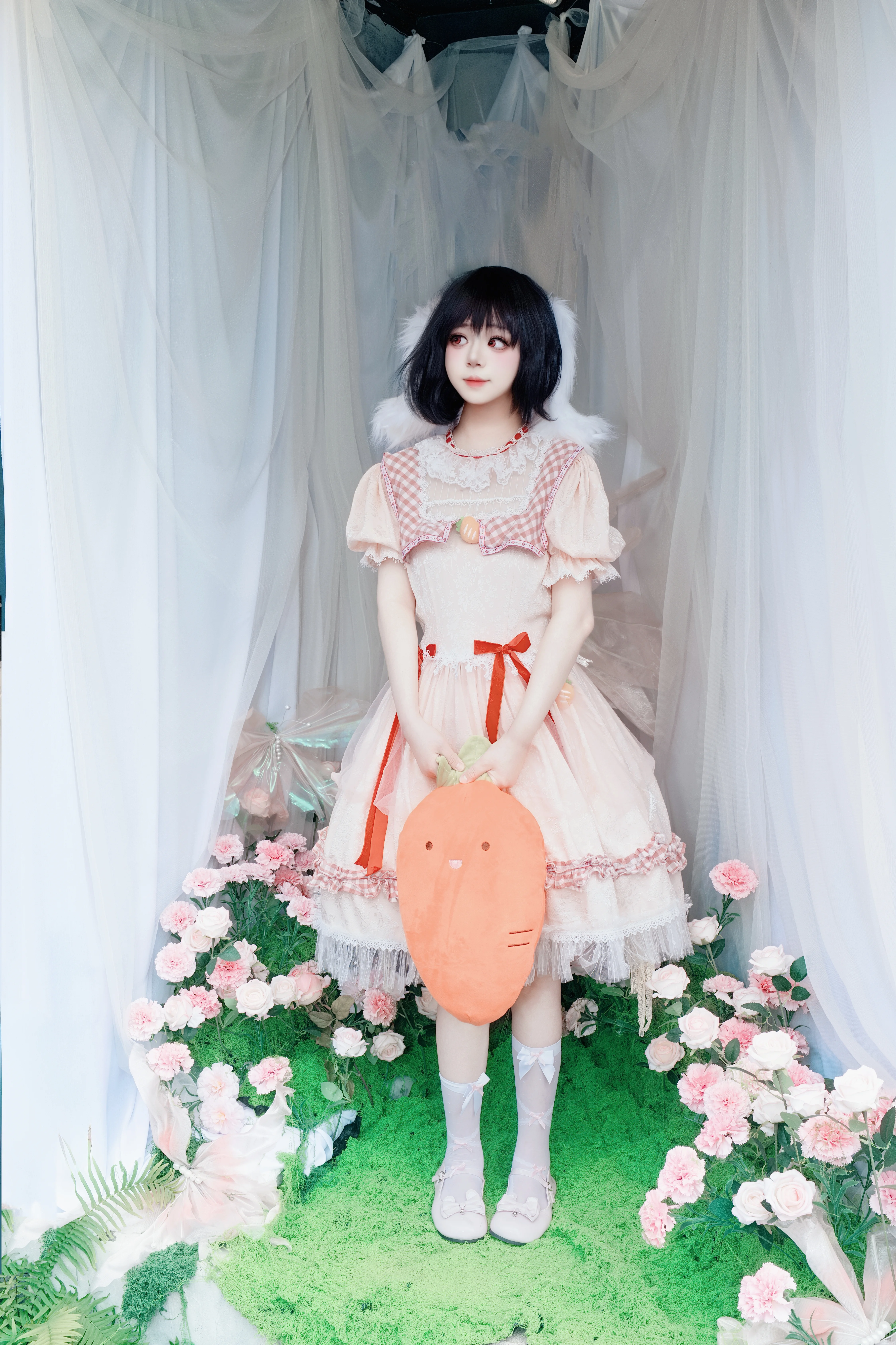 【因幡帝cos】东方project的狡黠兔耳少女来啦 - 第 5 张