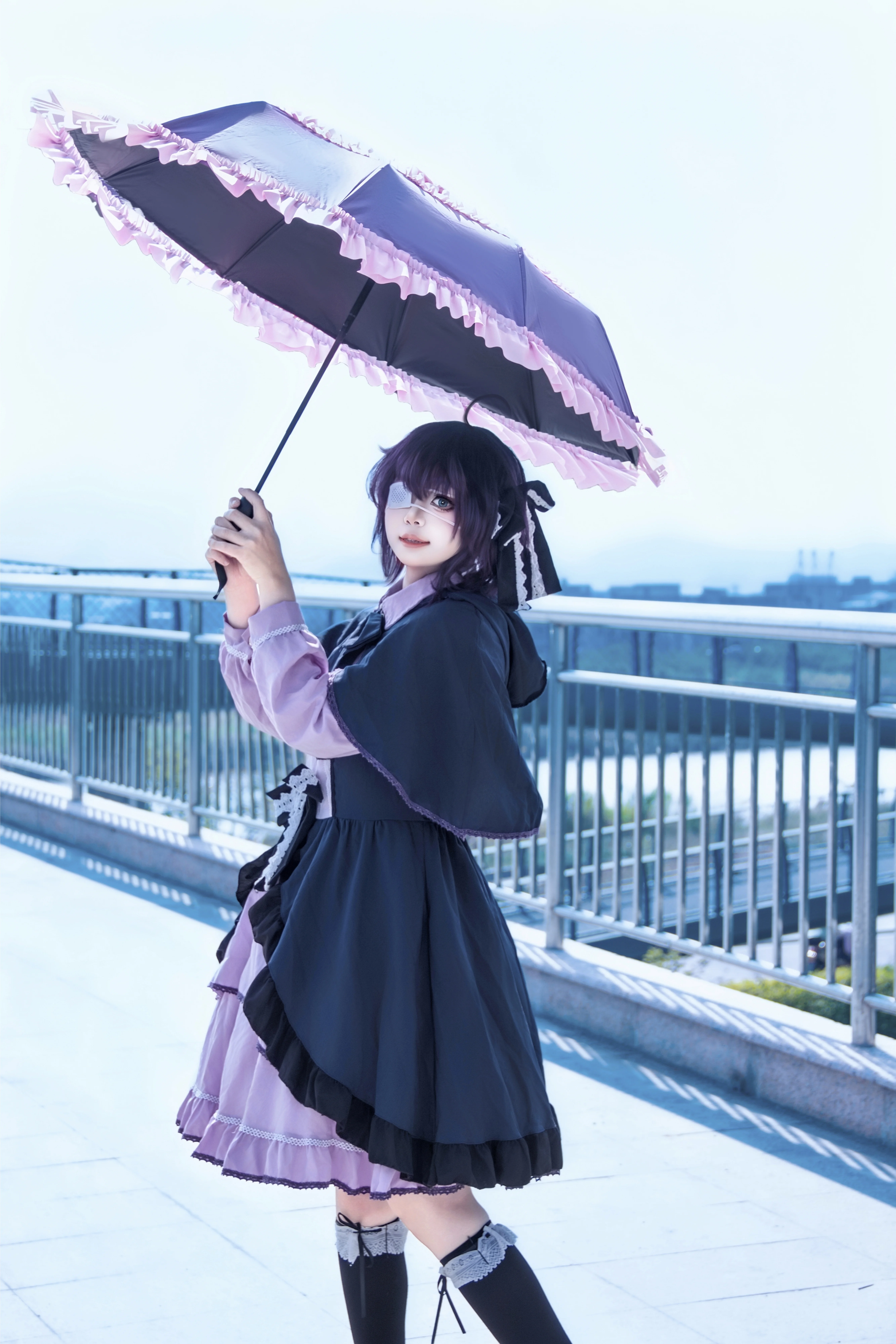 【小鳥遊六花 コスプレ】階段の上の邪王真眼が一番輝く - 10 枚目