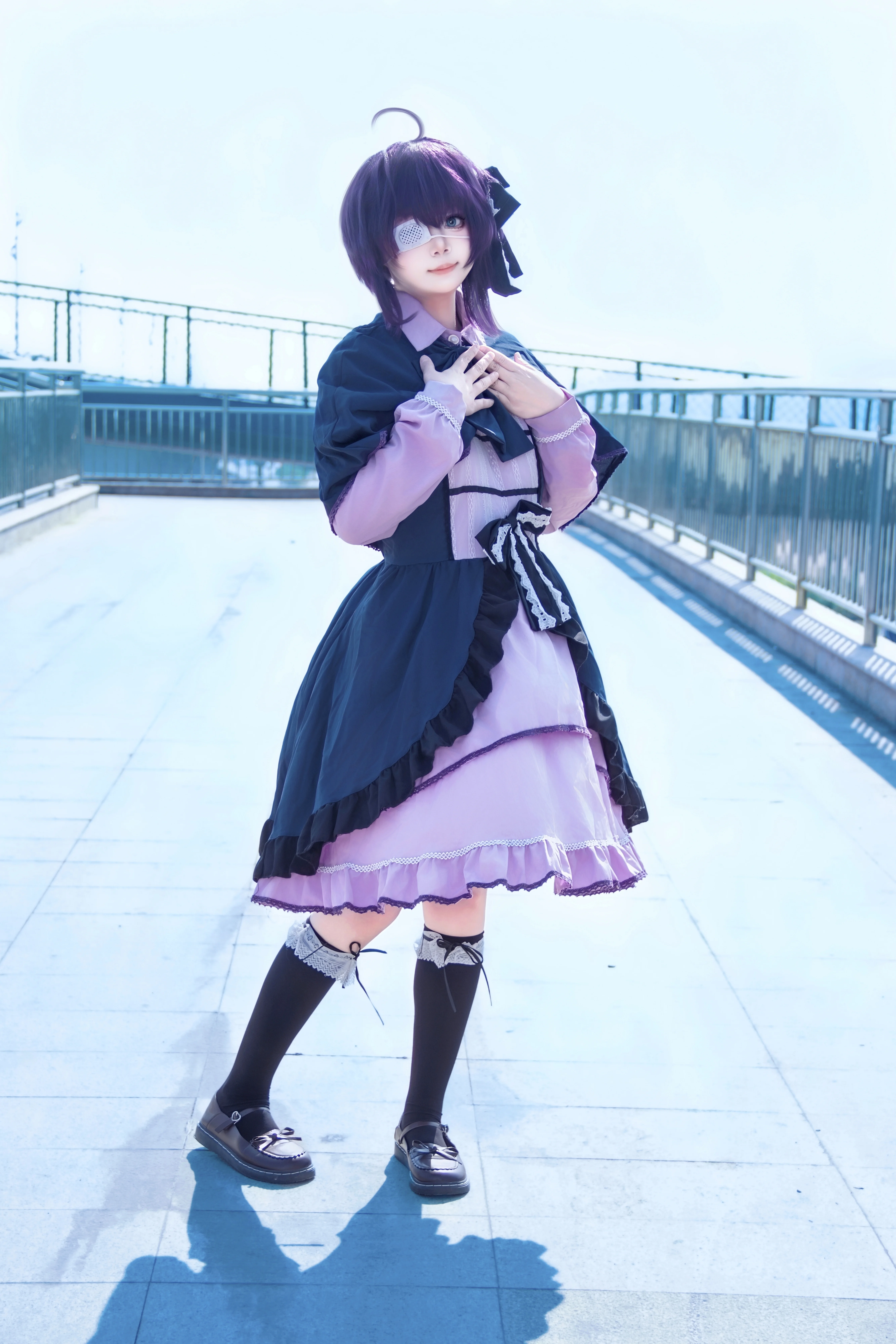 【小鳥遊六花 コスプレ】階段の上の邪王真眼が一番輝く - 12 枚目