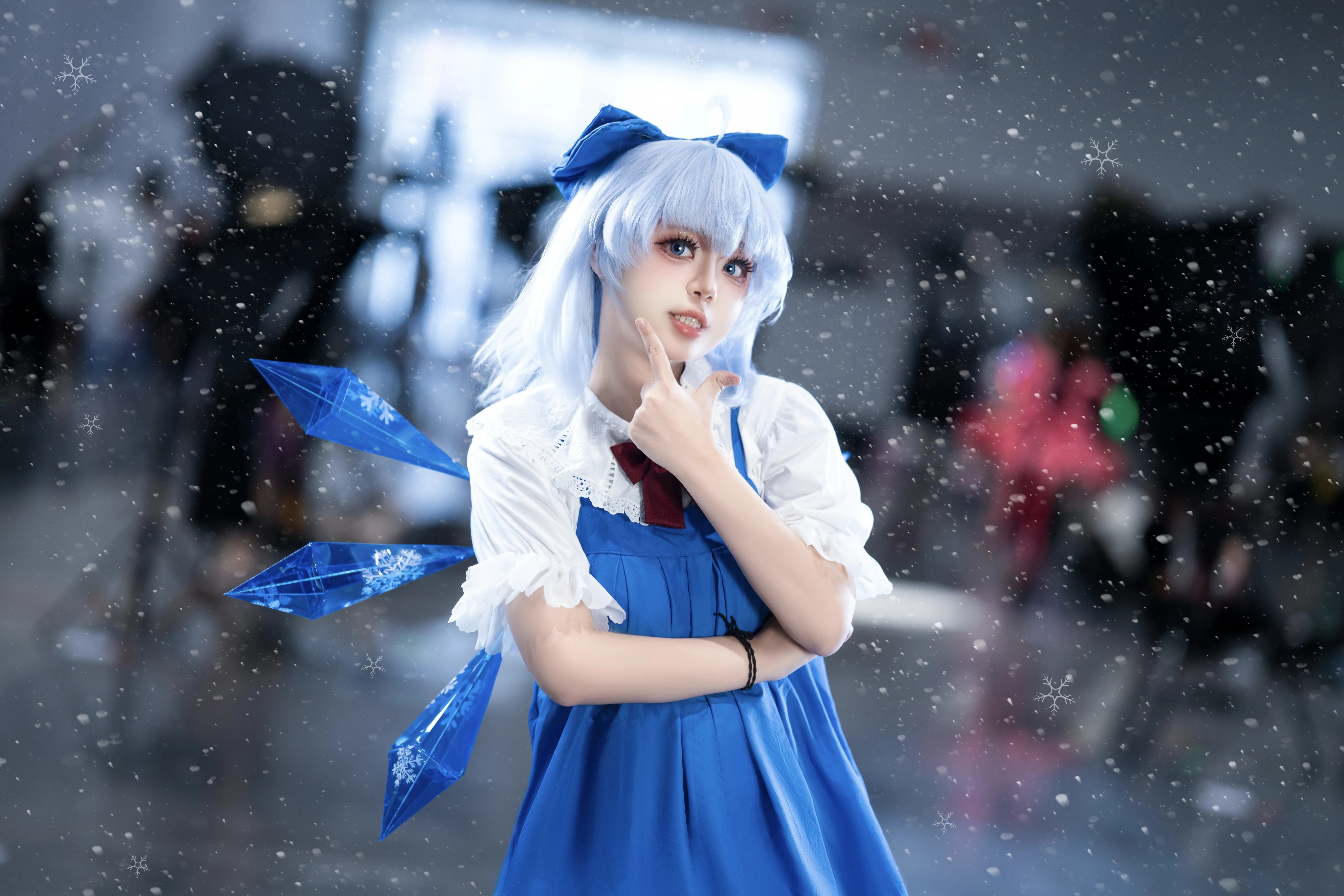【チルノのコスプレ】厦門ゴールデン・ドルフィンアニメイベントでの氷の妖精