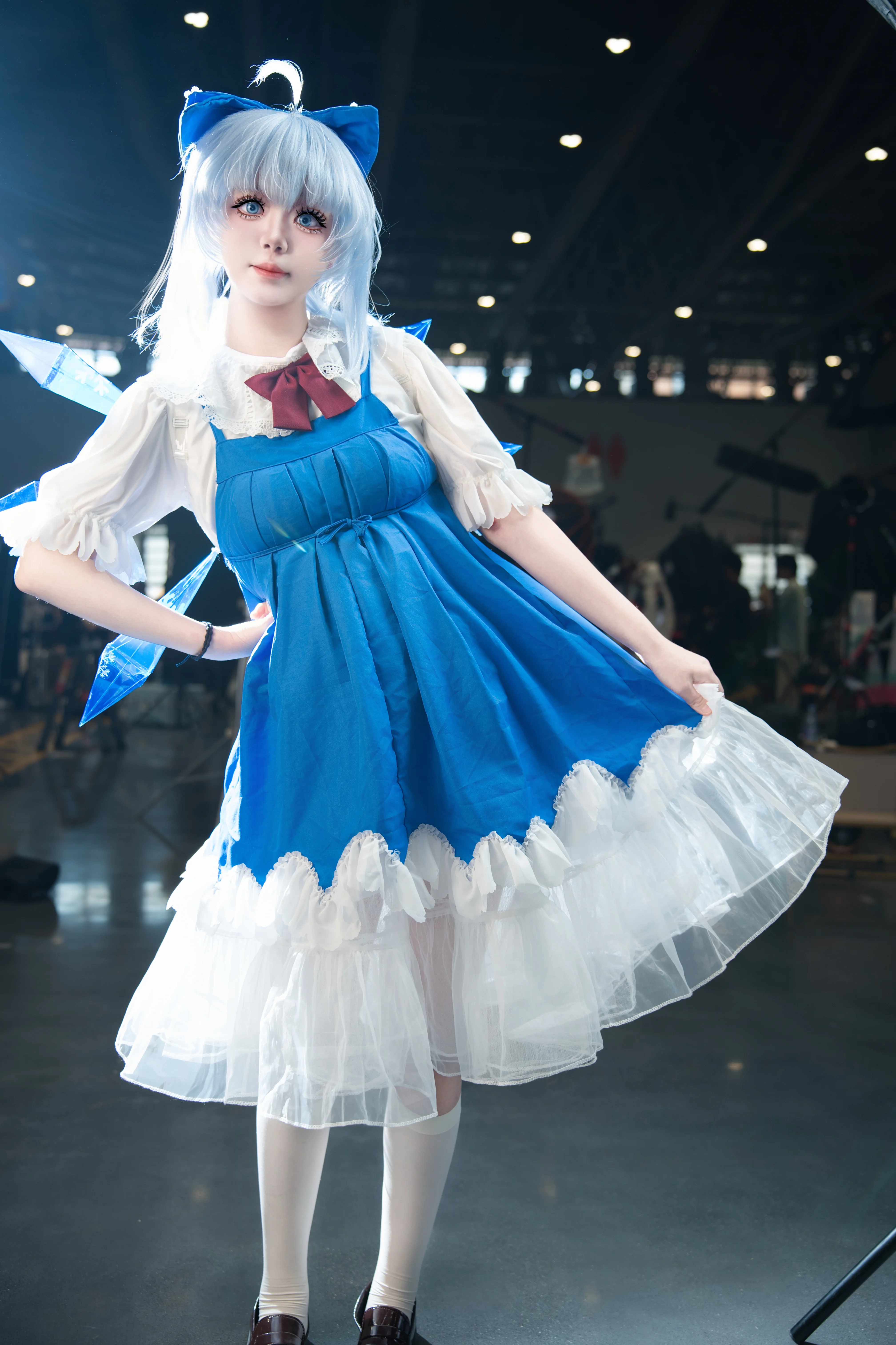 【チルノのコスプレ】幻想郷最強の氷の妖精、厦門アニメイベントでの日常