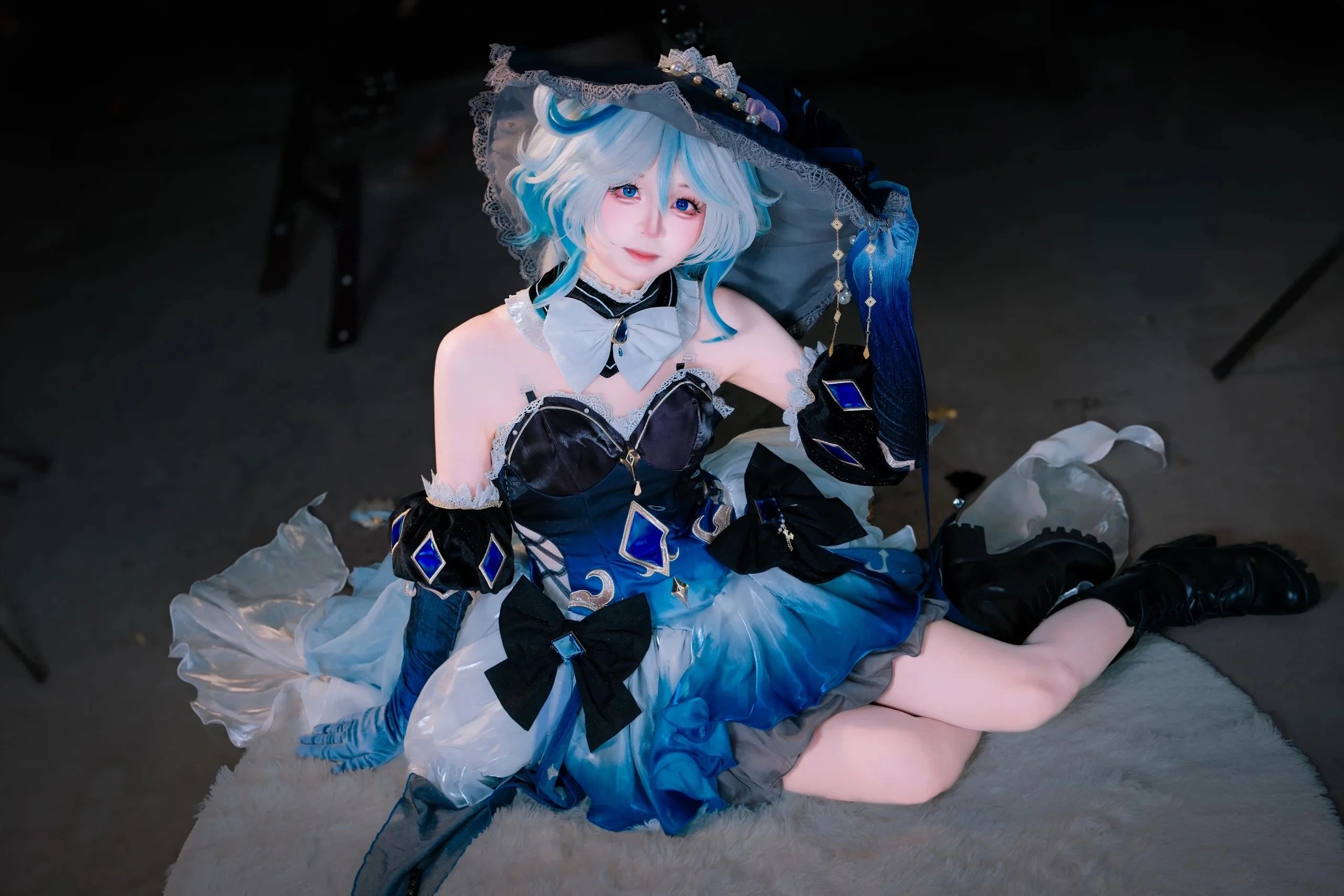 【芙寧娜cos】原神角色私設，帶來深海來信的藍色魔法 - 第 10 張