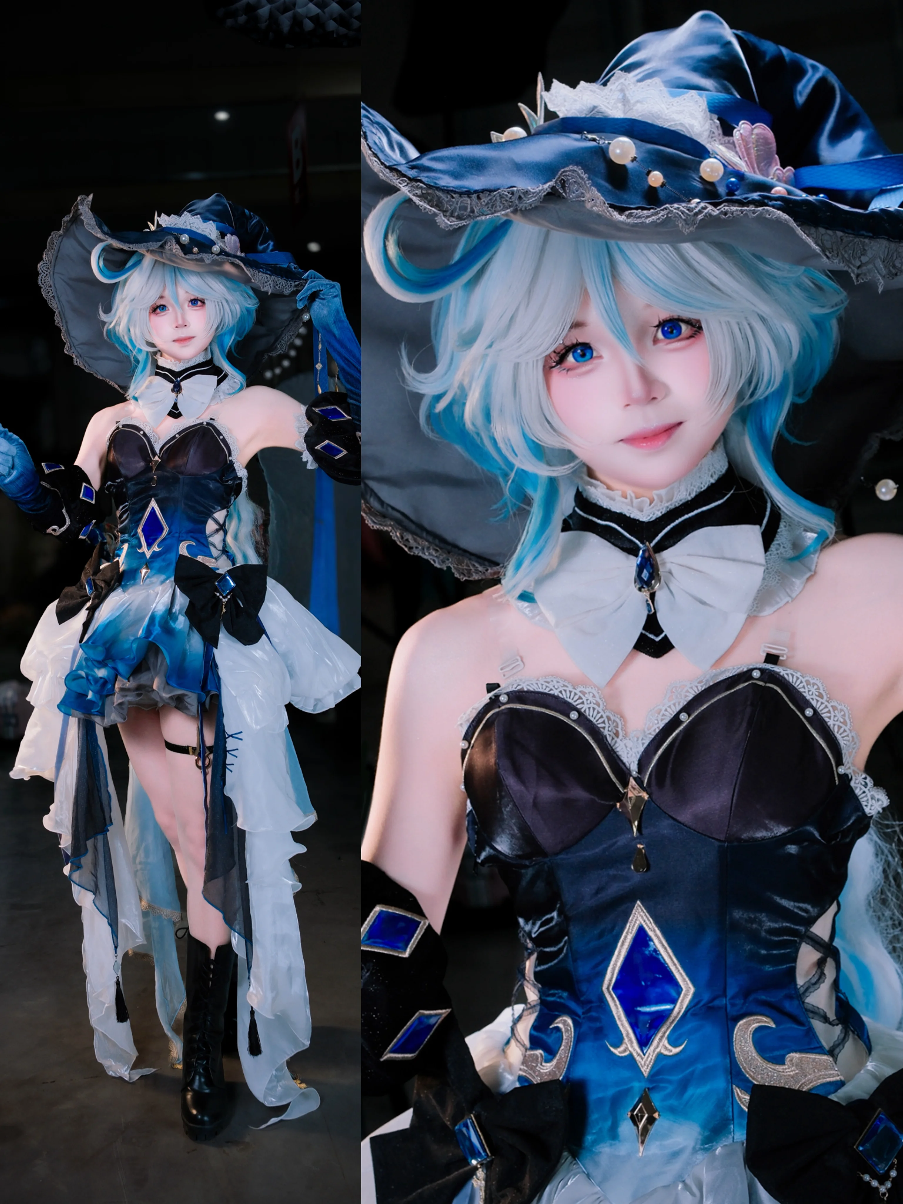【芙寧娜cos】原神角色私設，帶來深海來信的藍色魔法 - 第 4 張