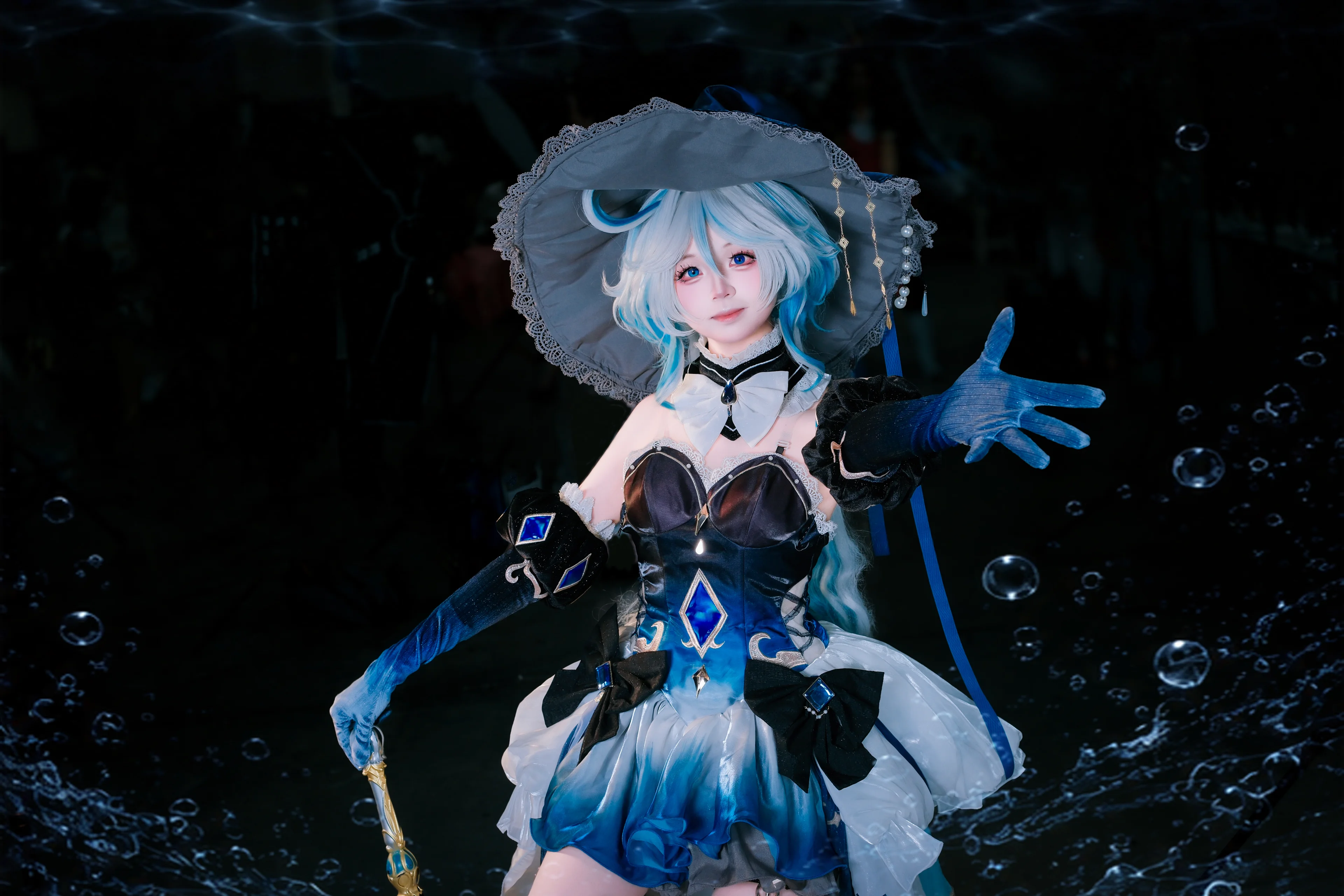 【芙寧娜cos】原神角色私設，帶來深海來信的藍色魔法 - 第 7 張