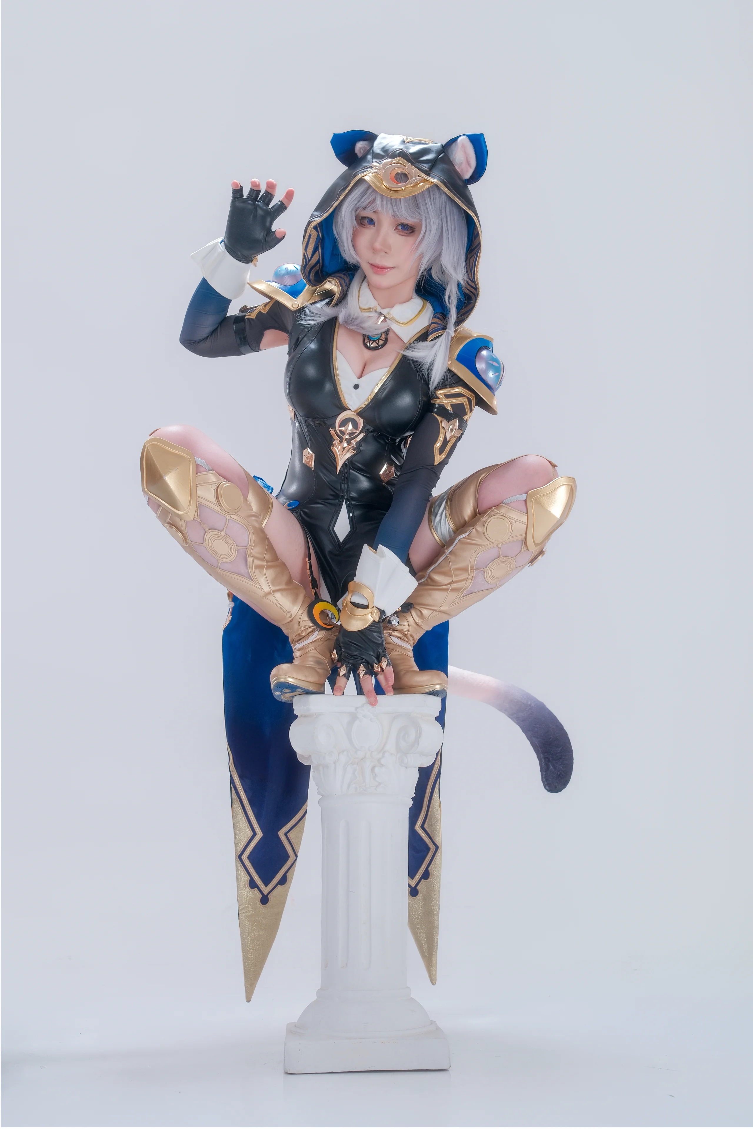 【赛飞儿cos】崩坏星穹铁道里的猫耳少女 - 第 1 张