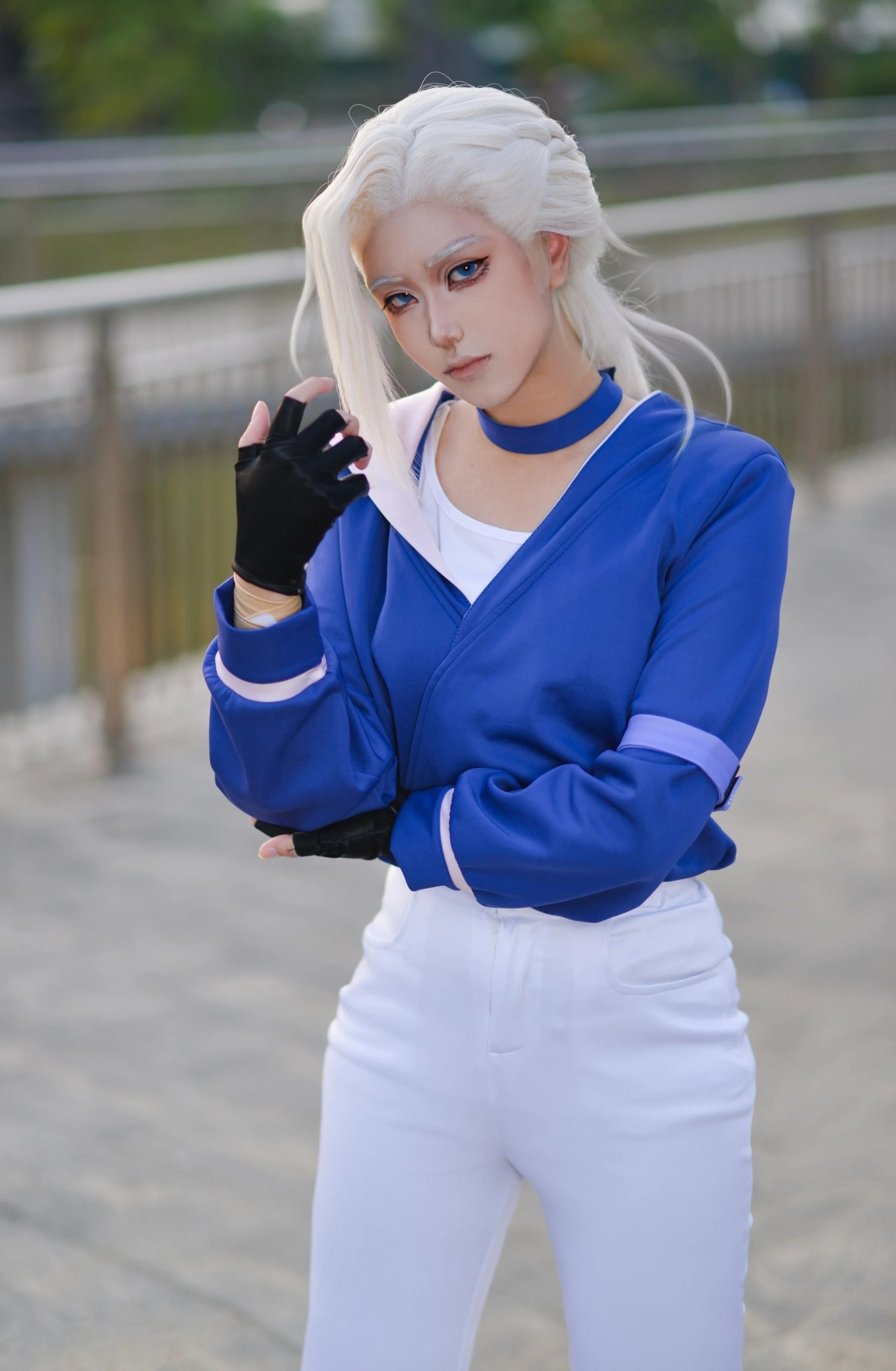 【鹿野cos】罗小黑战记2，蓝白道服里的冷冽战意