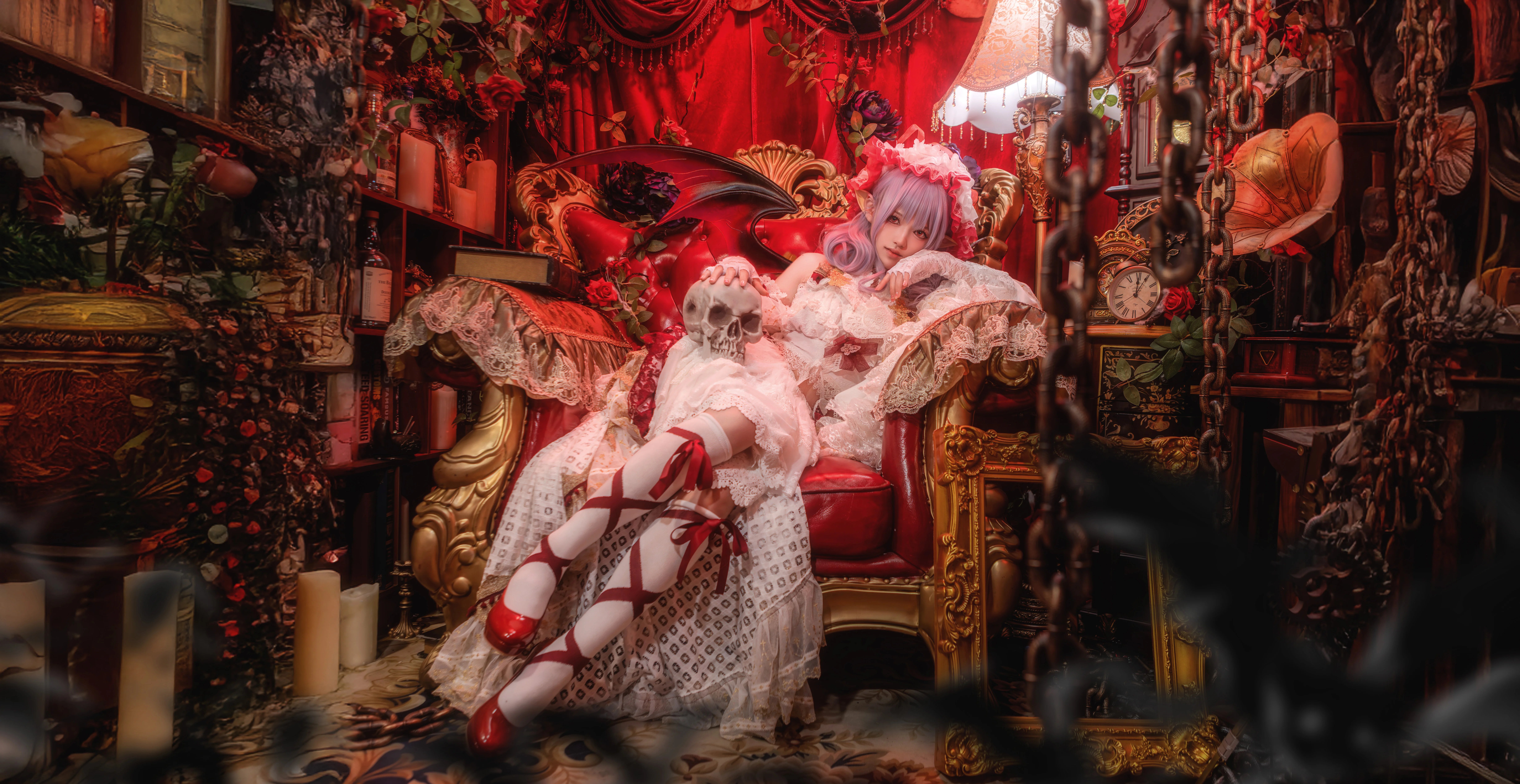 【蕾米莉亚cos】东方project的红魔馆之主