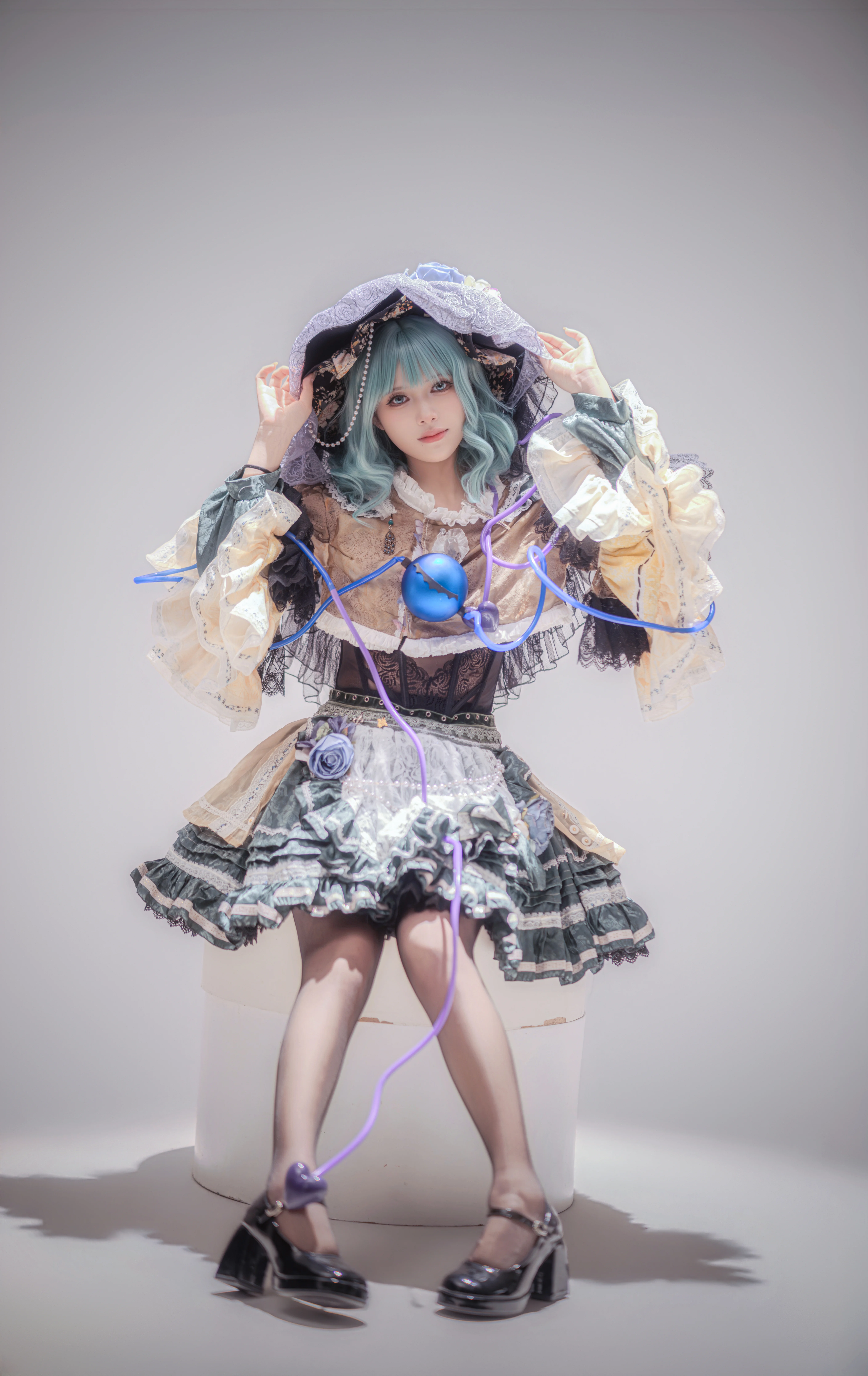 【古明地恋cos】东方少女的华丽绽放 - 第 4 张