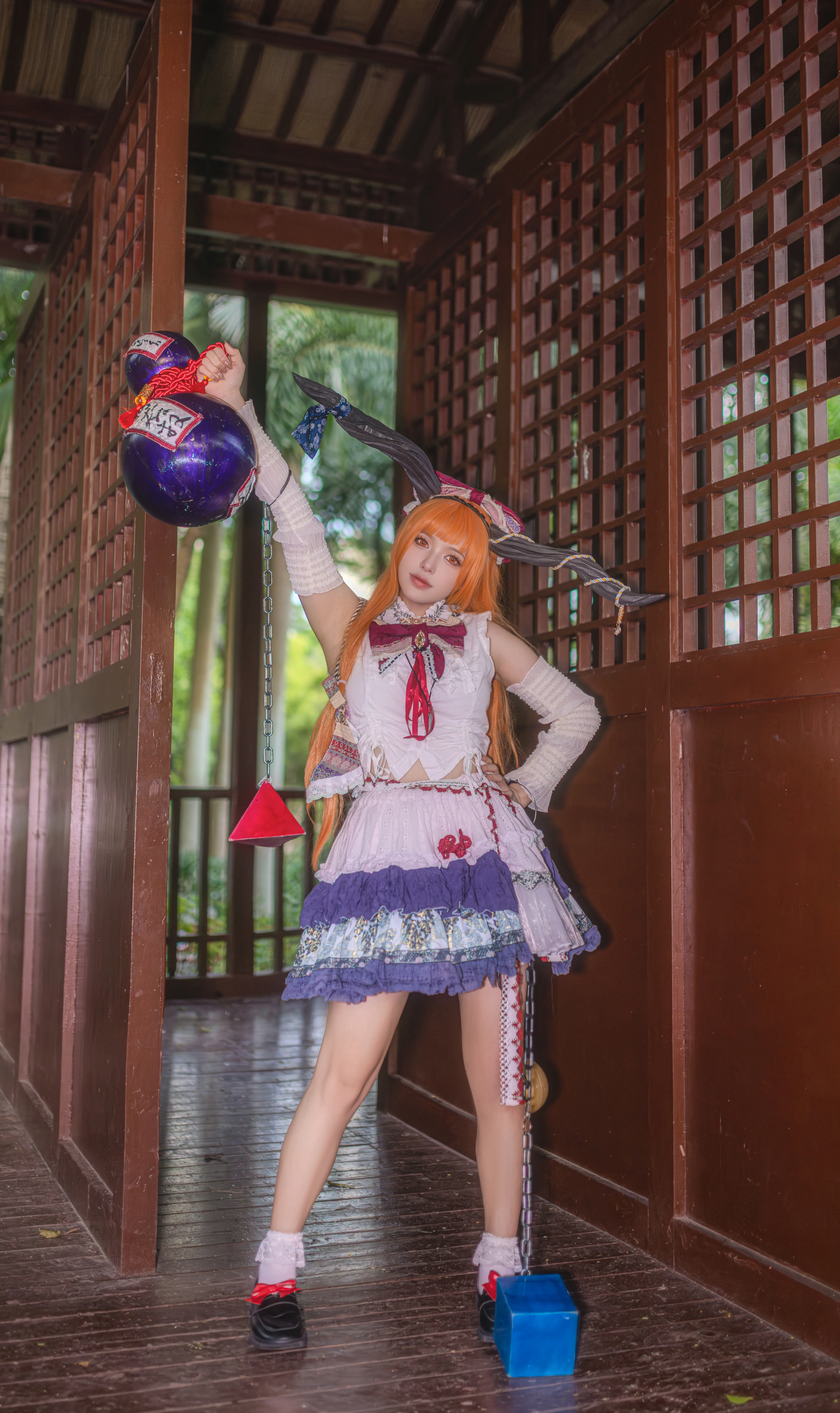 橘发与酒葫芦的户外实景cosplay分享 - 第 2 张