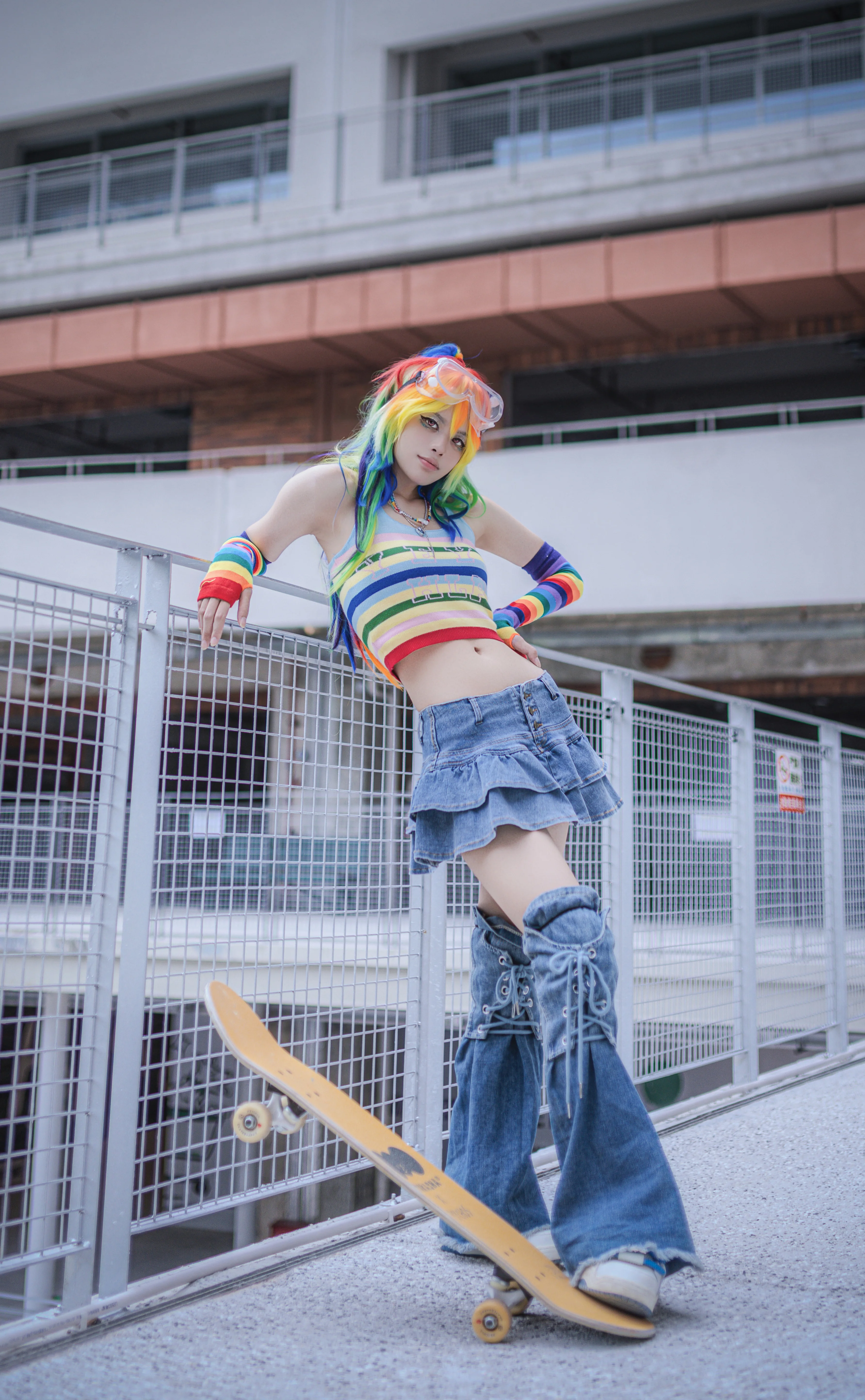 【雲寶黛西cos】小馬寶莉擬人造型，街頭滑板風的酷颯呈現 - 第 3 張