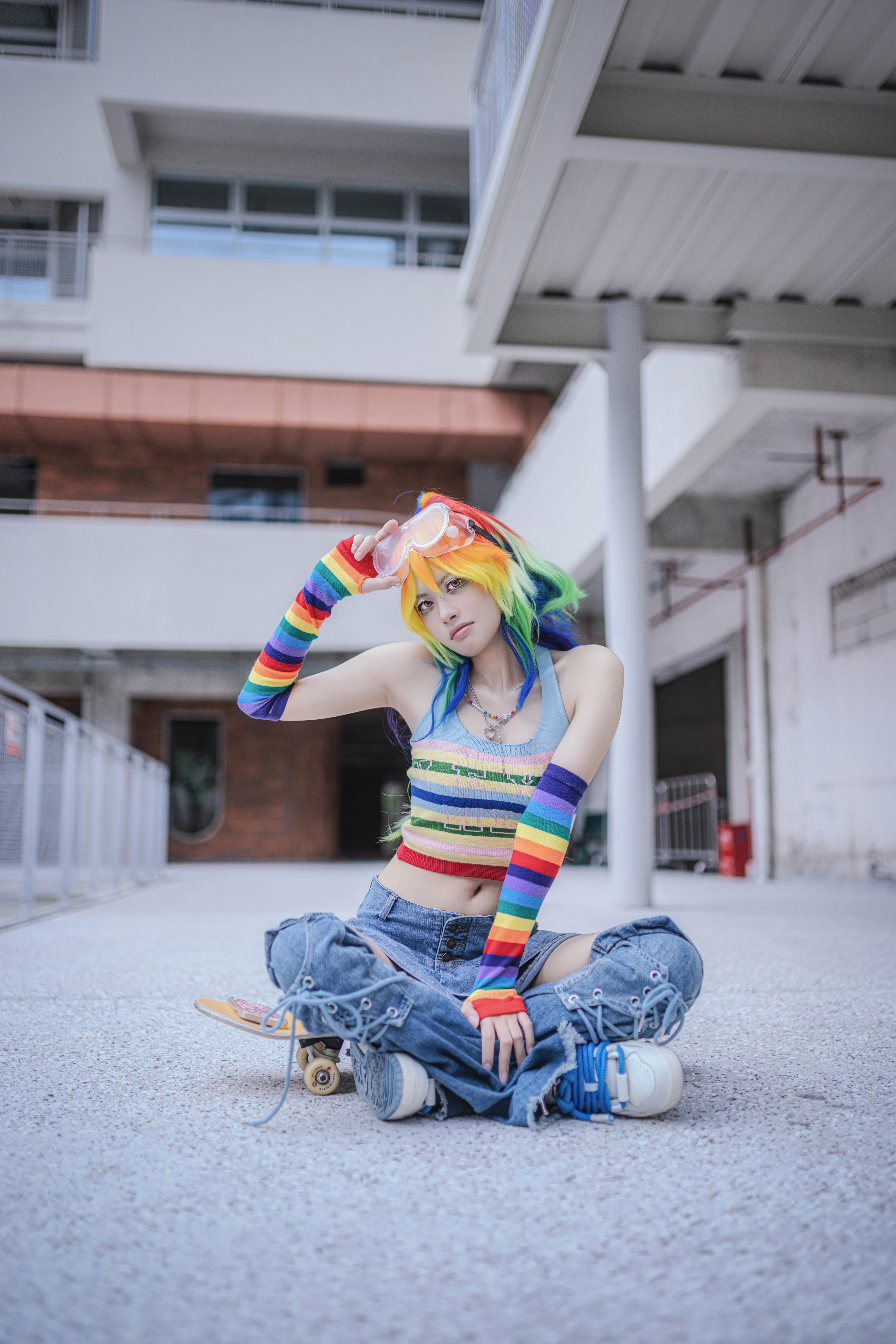 【雲寶黛西cos】小馬寶莉擬人造型，街頭滑板風的酷颯呈現 - 第 6 張