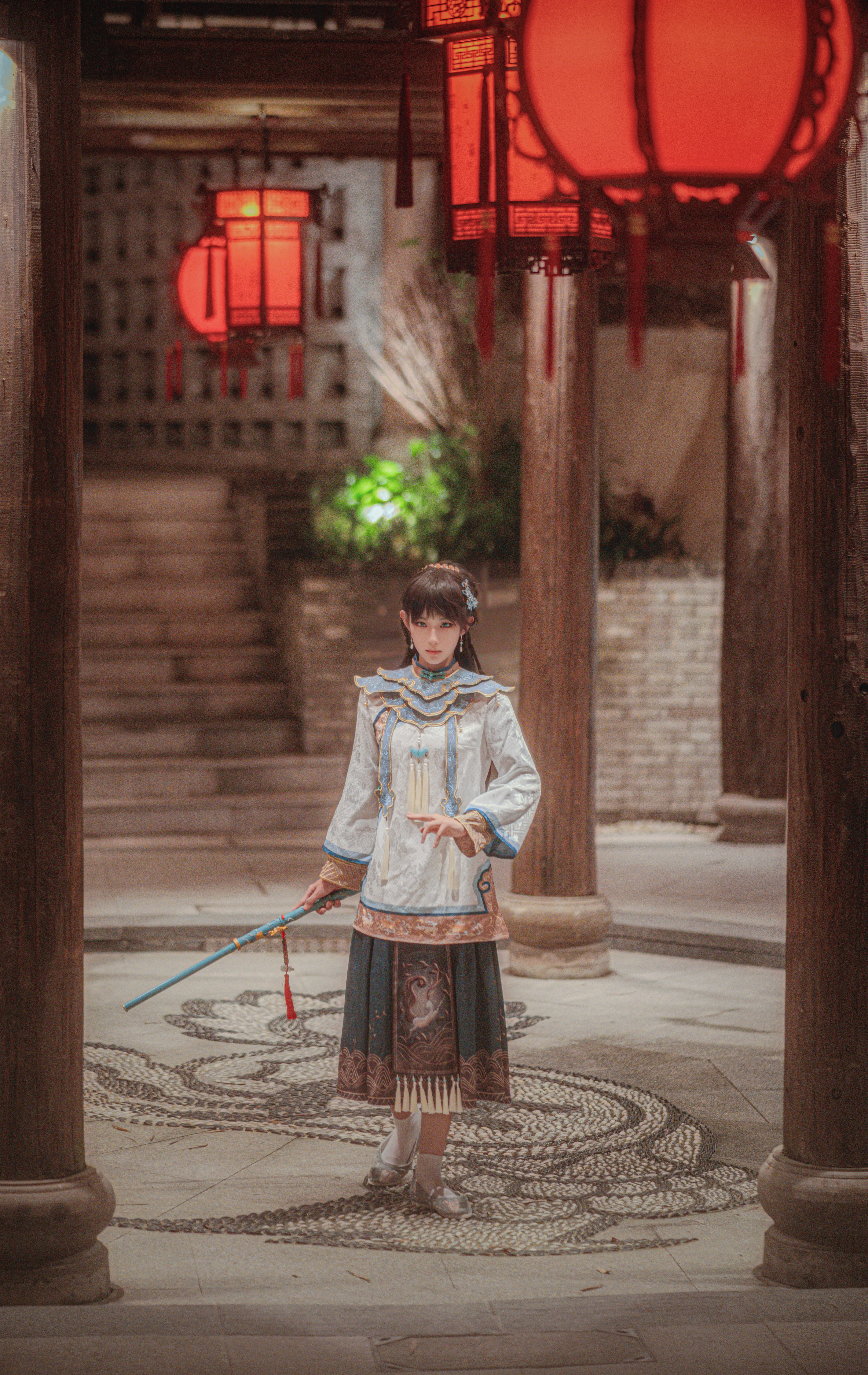 【骨董商コスプレ】アイデンティティVの中華風武侠スタイル、今日は凛々しい店主です - 1 枚目