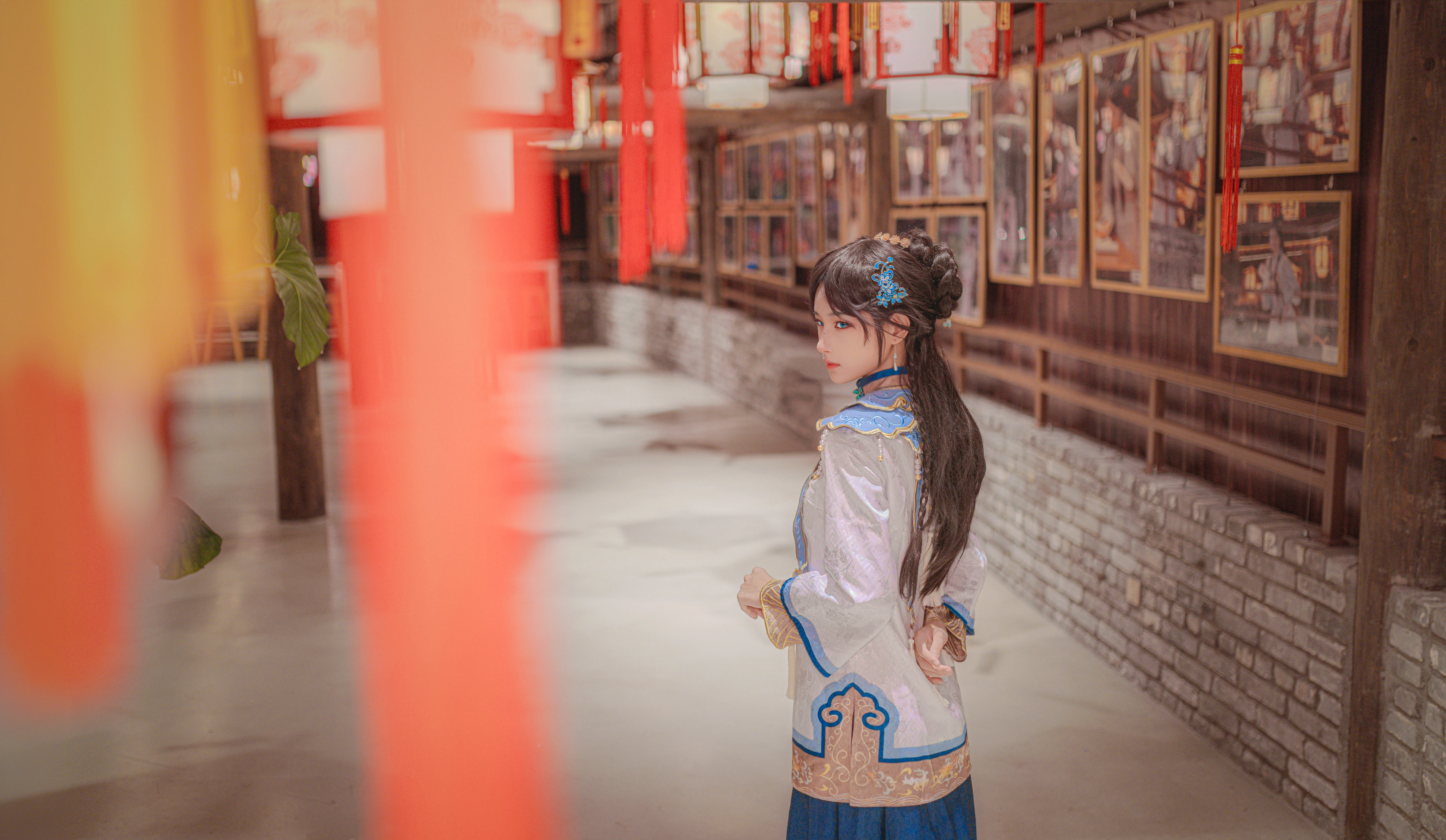 【骨董商コスプレ】アイデンティティVの中華風武侠スタイル、今日は凛々しい店主です - 2 枚目