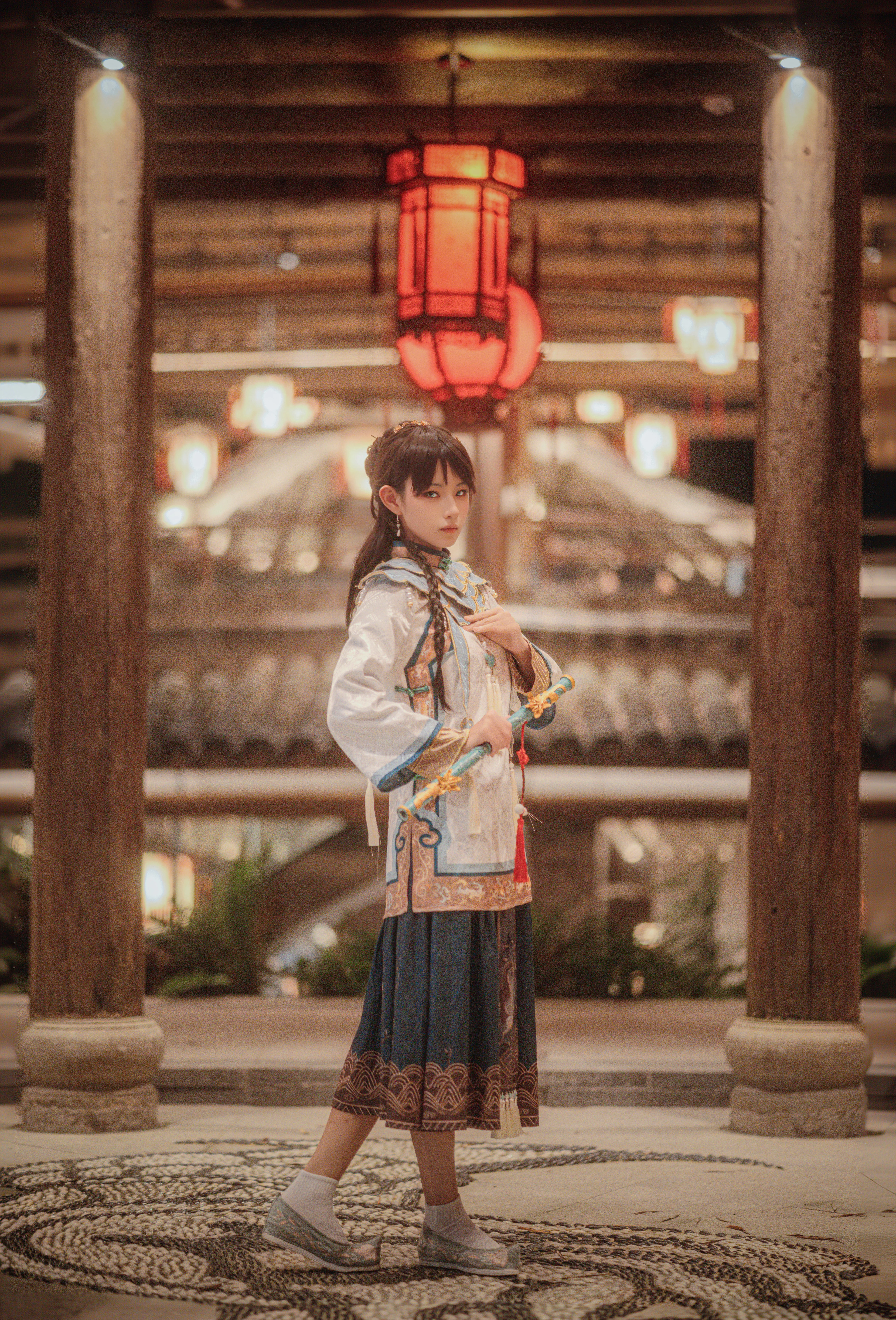 【古董商cos】第五人格里的中式武侠风，今天我是飒爽的掌柜