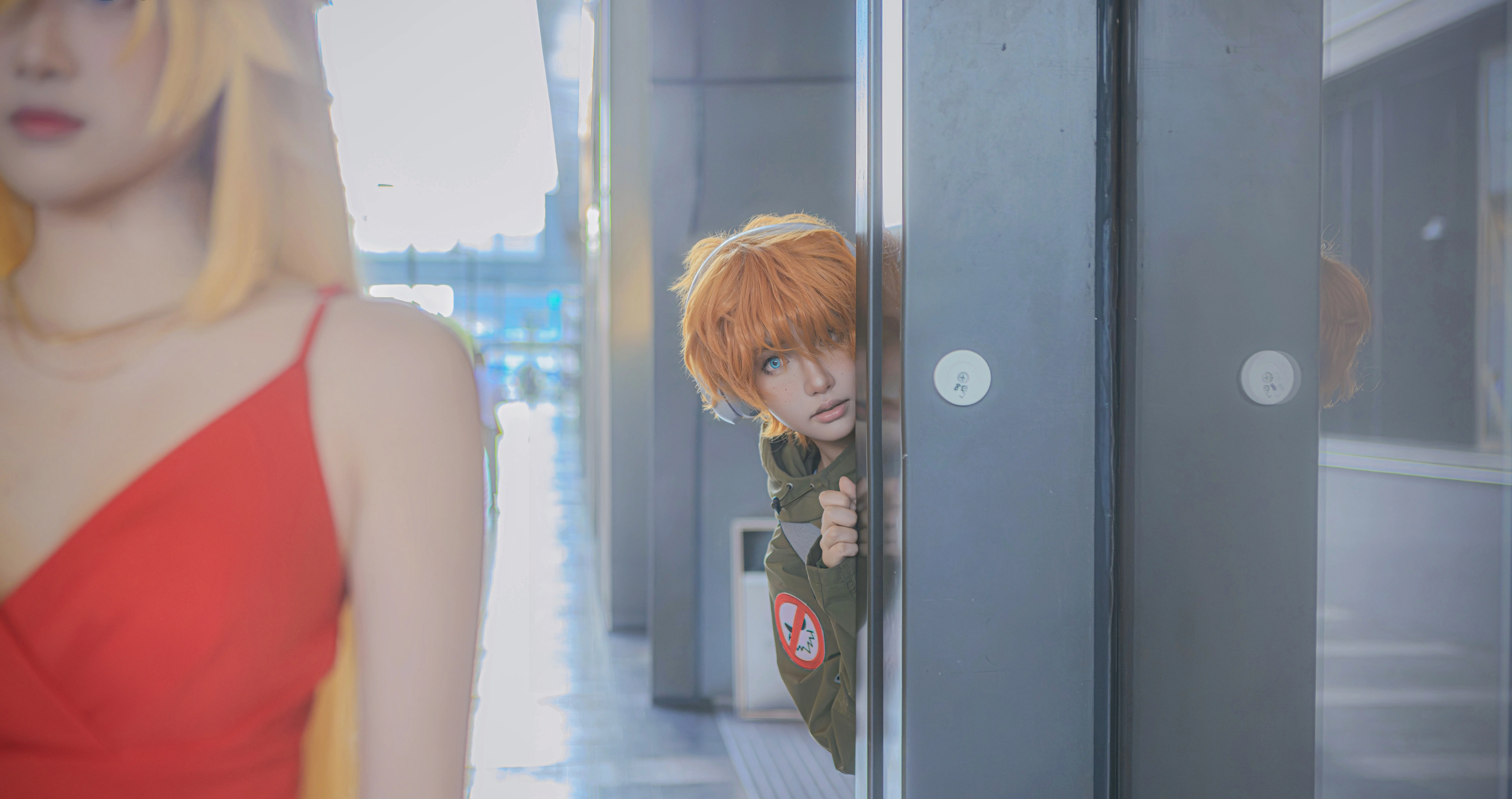 【Panty cos】吊带袜天使的日常，提着购物袋的街头漫步 - 第 3 张