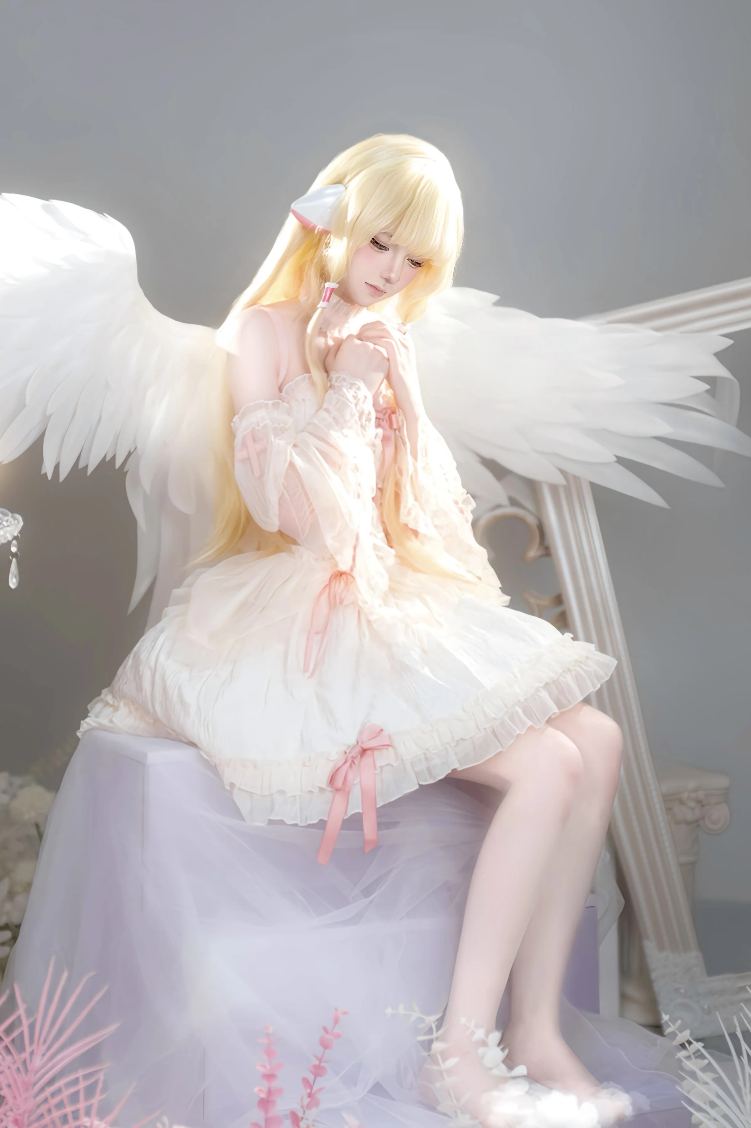 【小叽cos】人形电脑天使心中的纯净光影 - 第 4 张