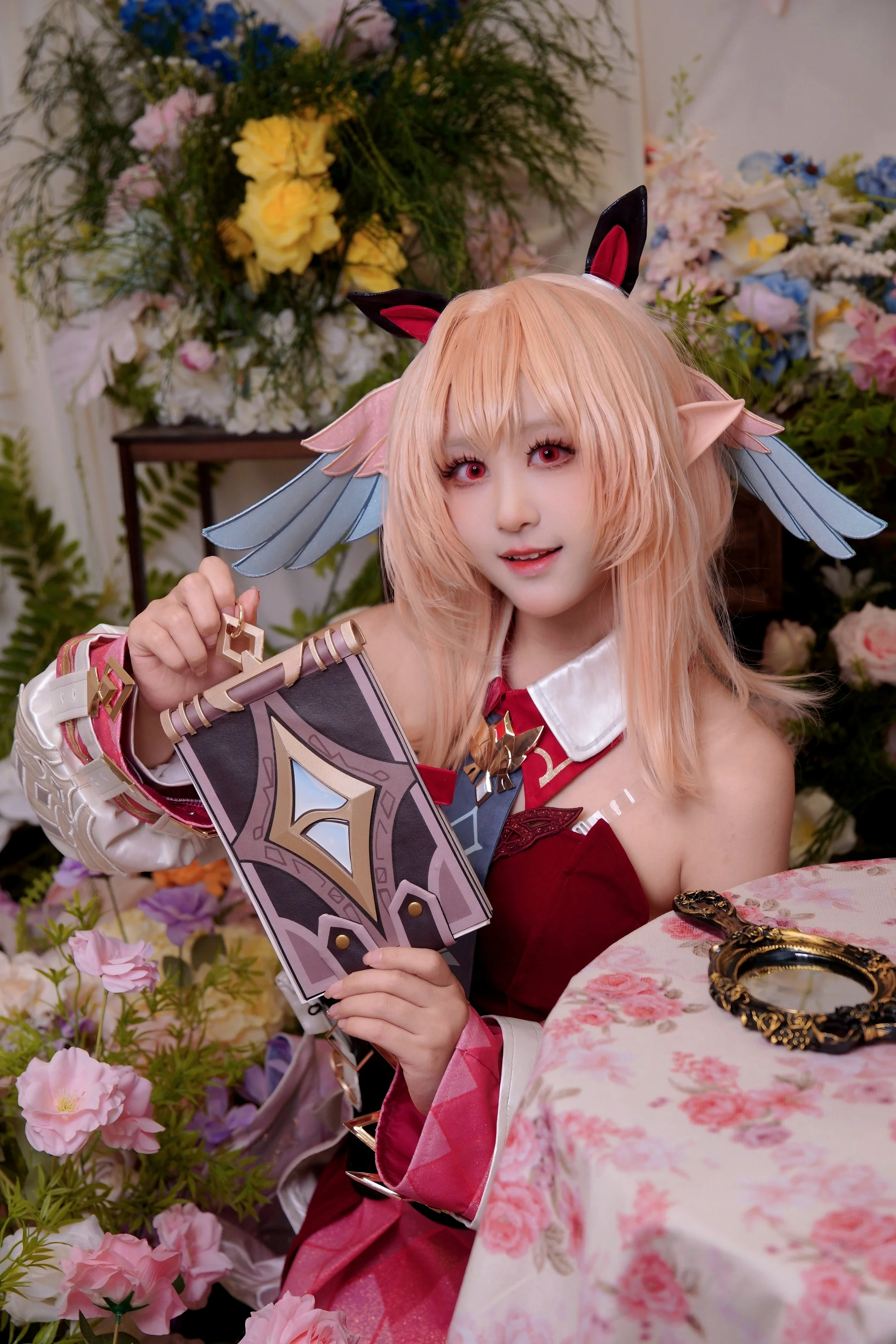 【莉奈娅cos】漫囧中的灵动，还原原神里的精灵质感 - 第5张