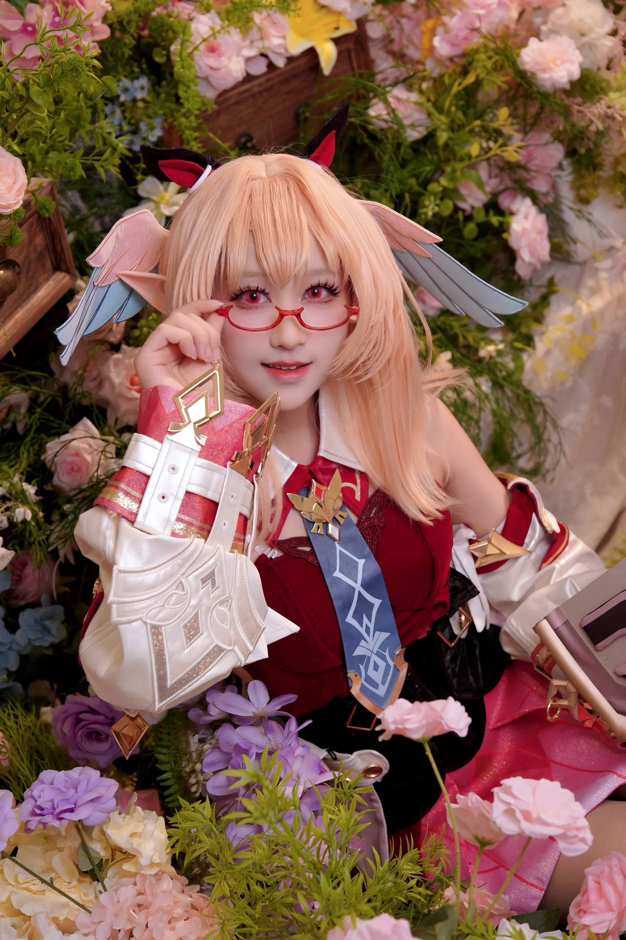 【莉奈娅cos】漫囧中的灵动，还原原神里的精灵质感 - 第7张