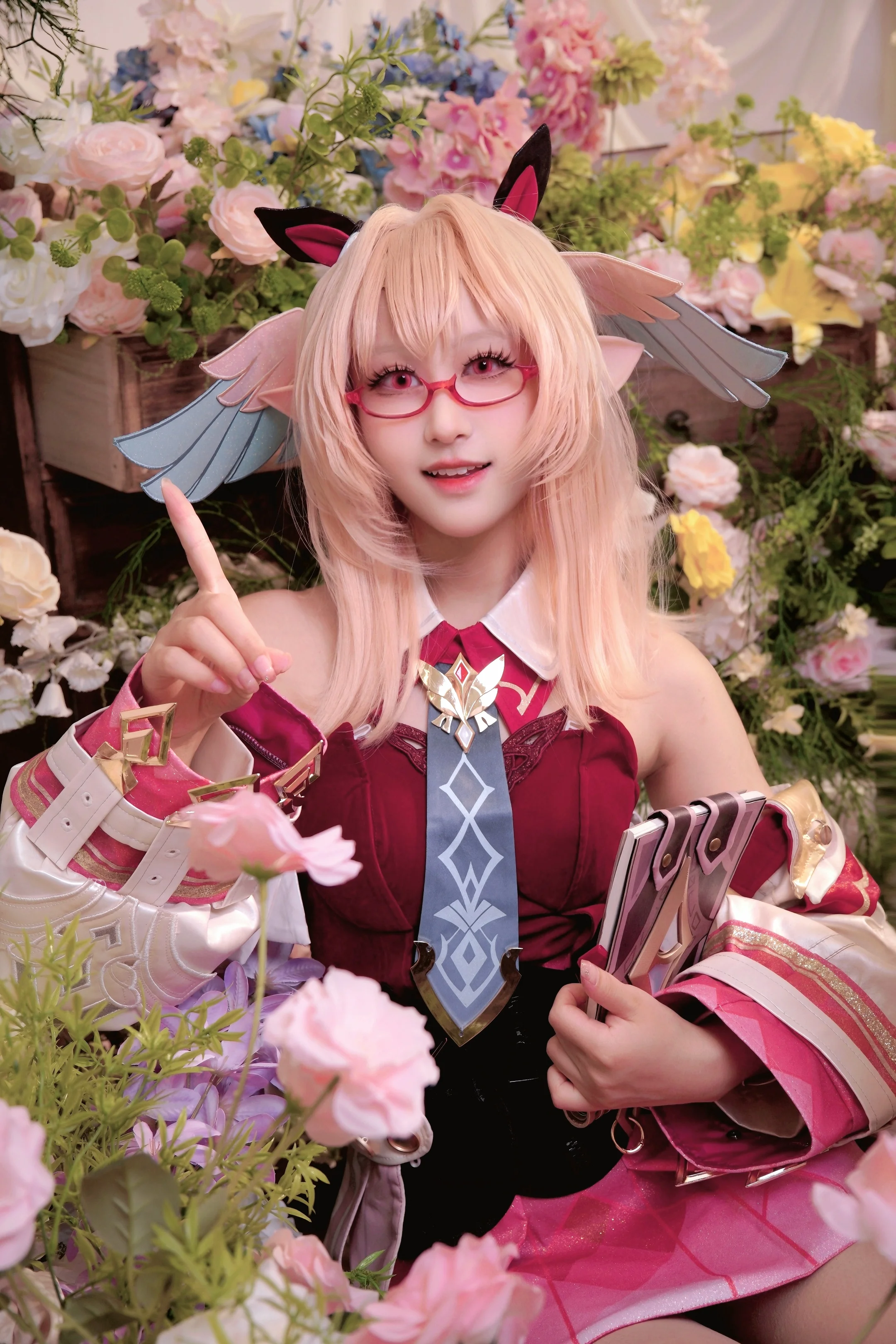 【莉奈娅cos】漫囧中的灵动，还原原神里的精灵质感 - 第8张