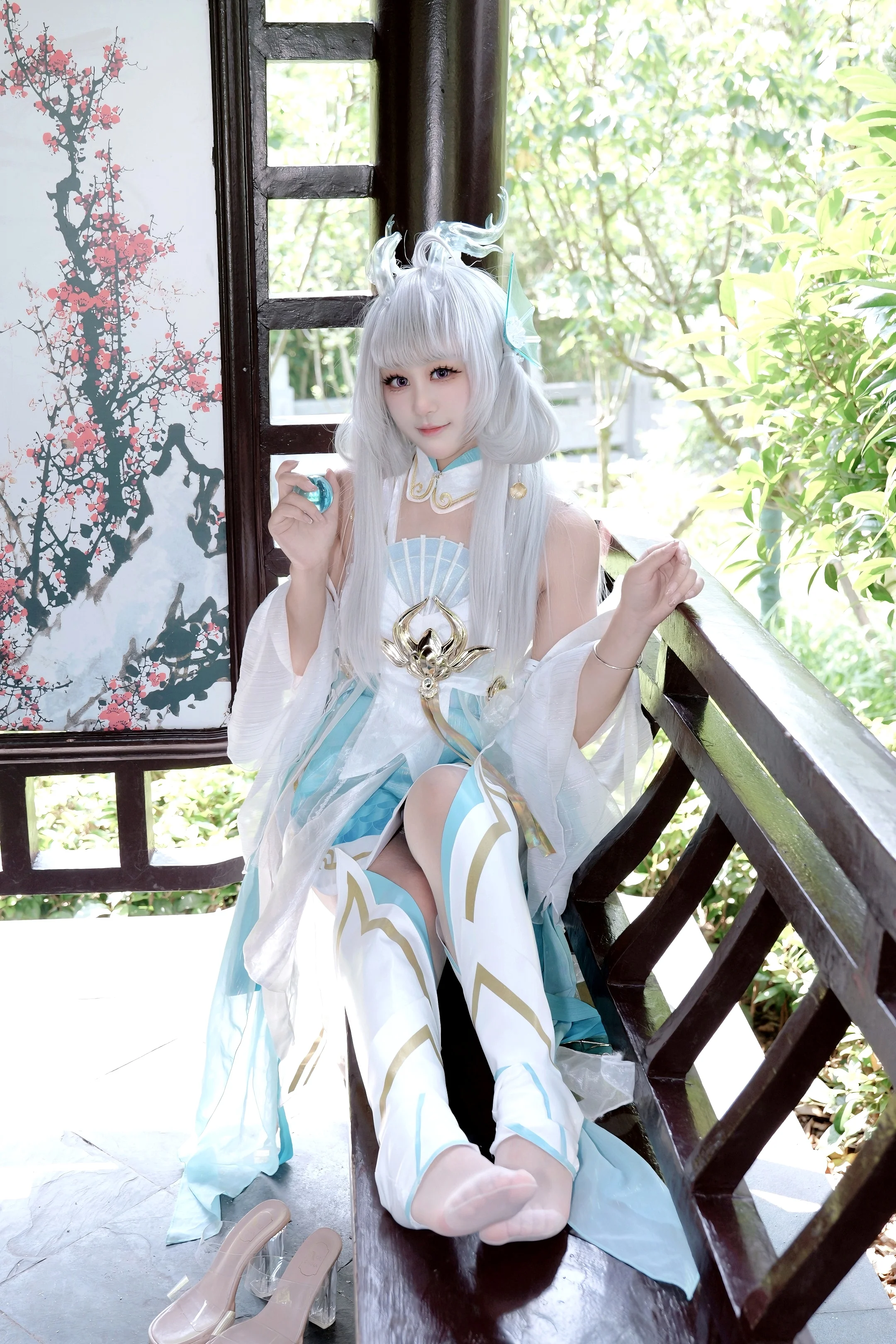 【西施cos】在园博园邂逅游龙的灵动与清冷 - 第 2 张