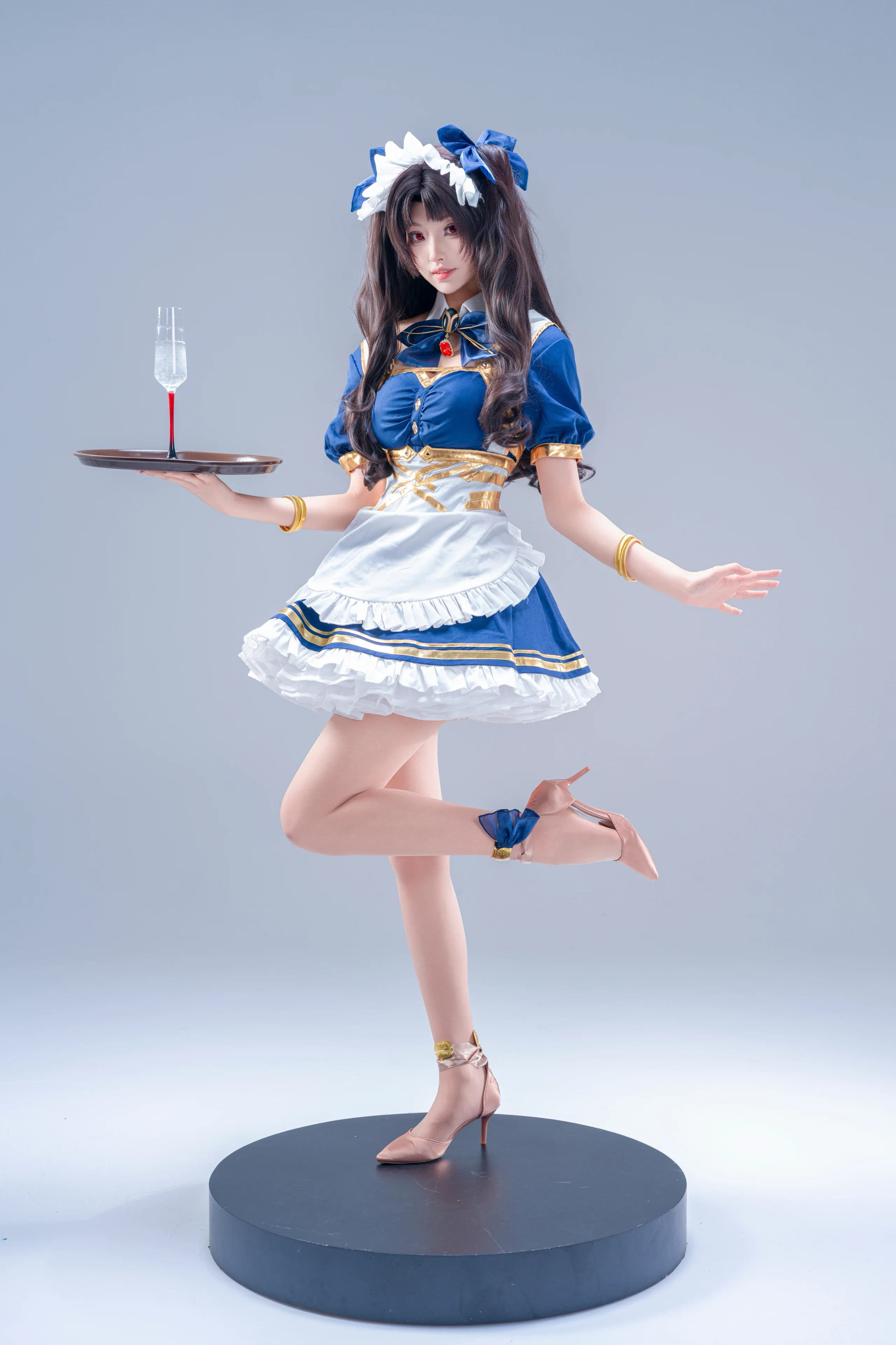 【伊什塔尔cos】Fate/Grand Order弓凛特辑，白棚里的女仆装少女 - 第 2 张