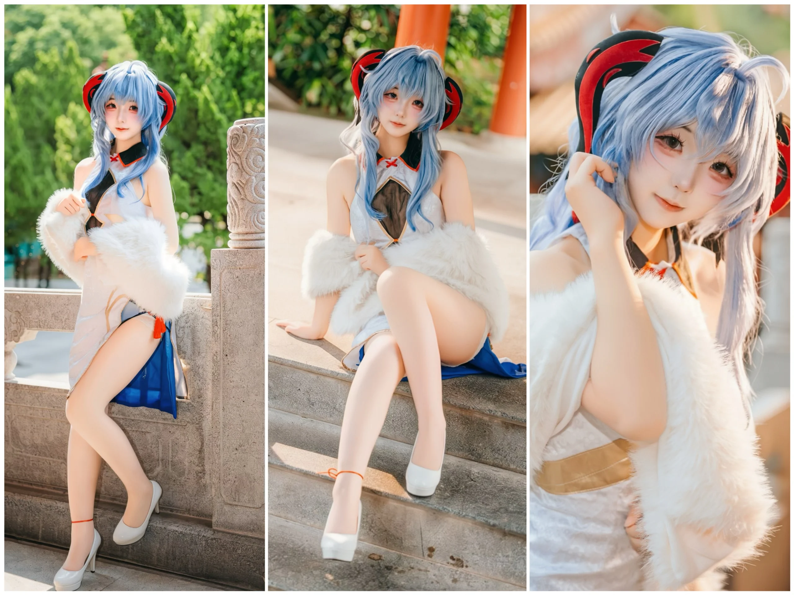 [Ganyu Cosplay] Genshin Impact Character Xinhui Ziyun Temple Chinese-style photography Final Photos - Image 1