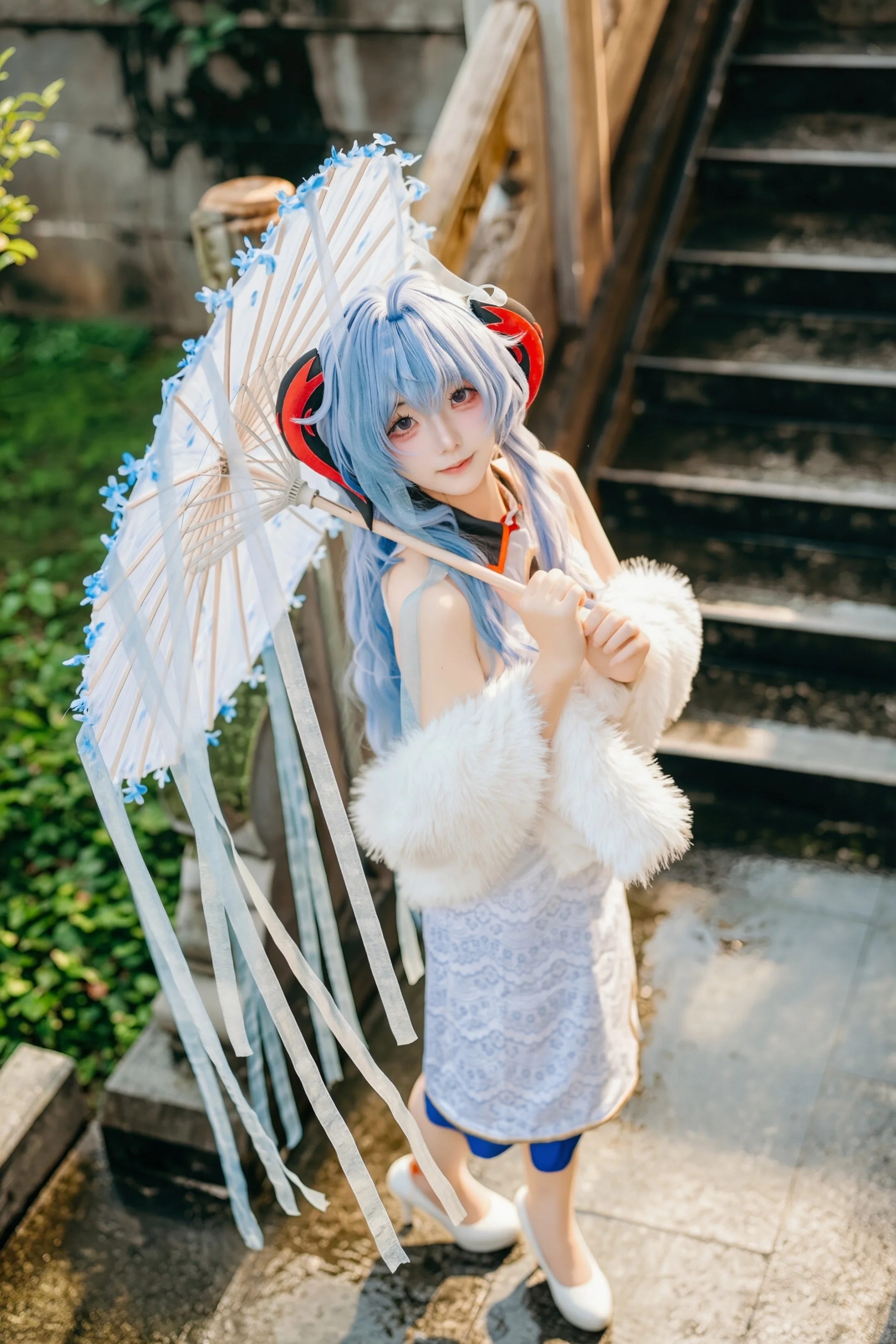 [Ganyu Cosplay] Genshin Impact Character Xinhui Ziyun Temple Chinese-style photography Final Photos - Image 8