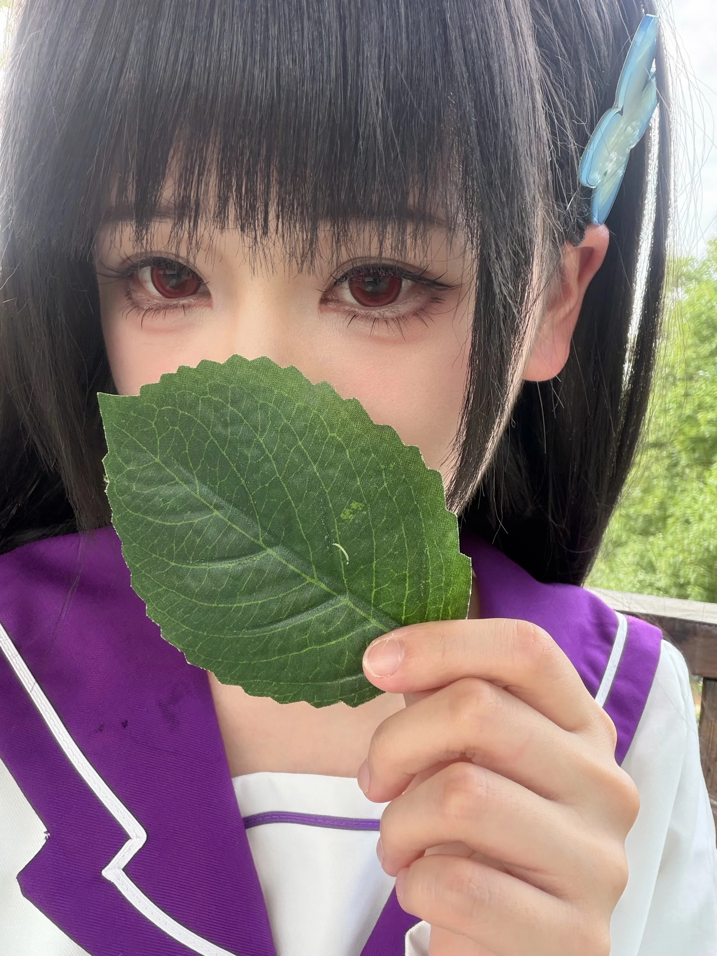 【散华礼弥cos】在《僵尸哪有那么萌》的紫阳花海中捕捉清冷 - 第5张