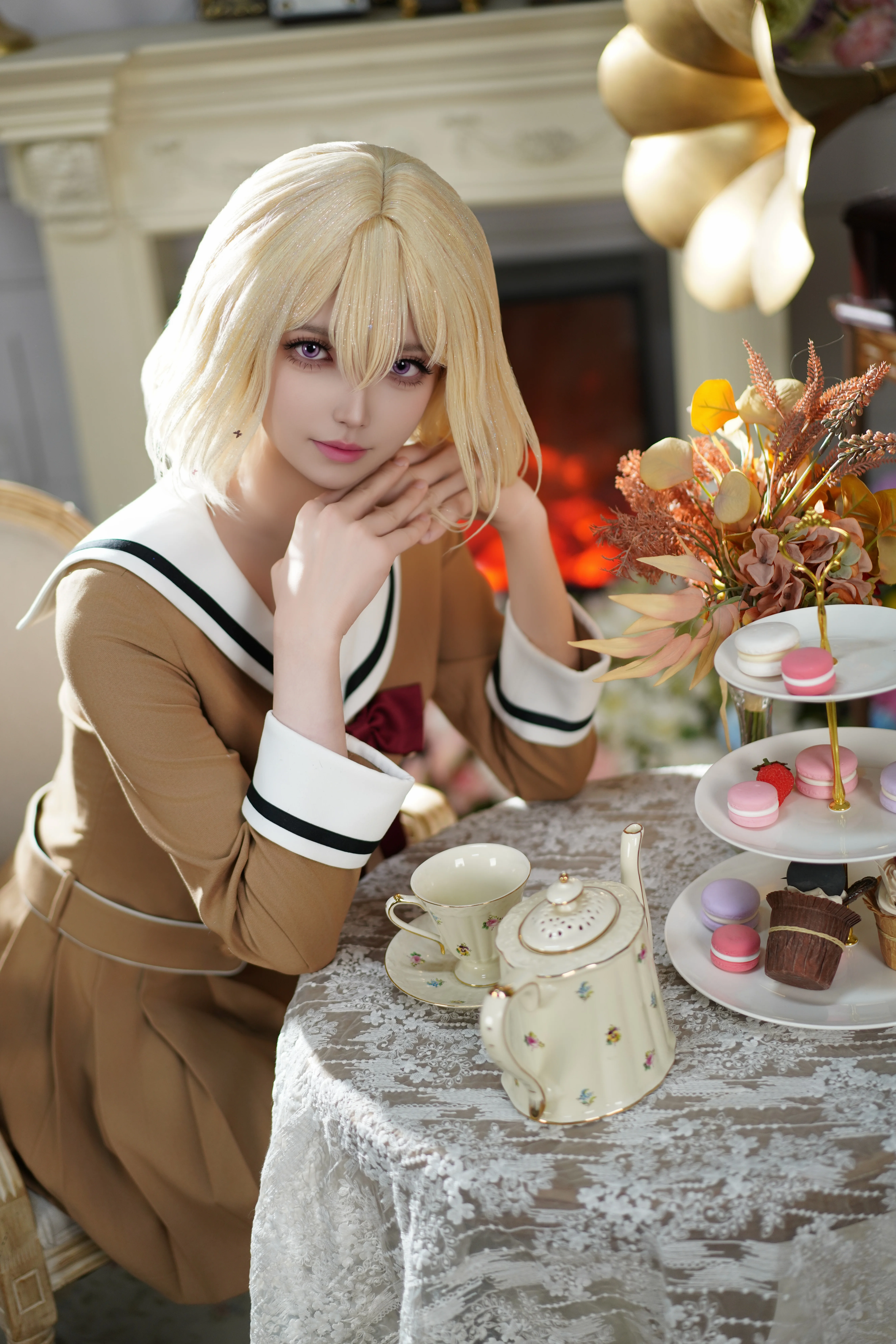 【三角初华cos】Ave Mujica的优雅与深藏的秘密 - 第 3 张
