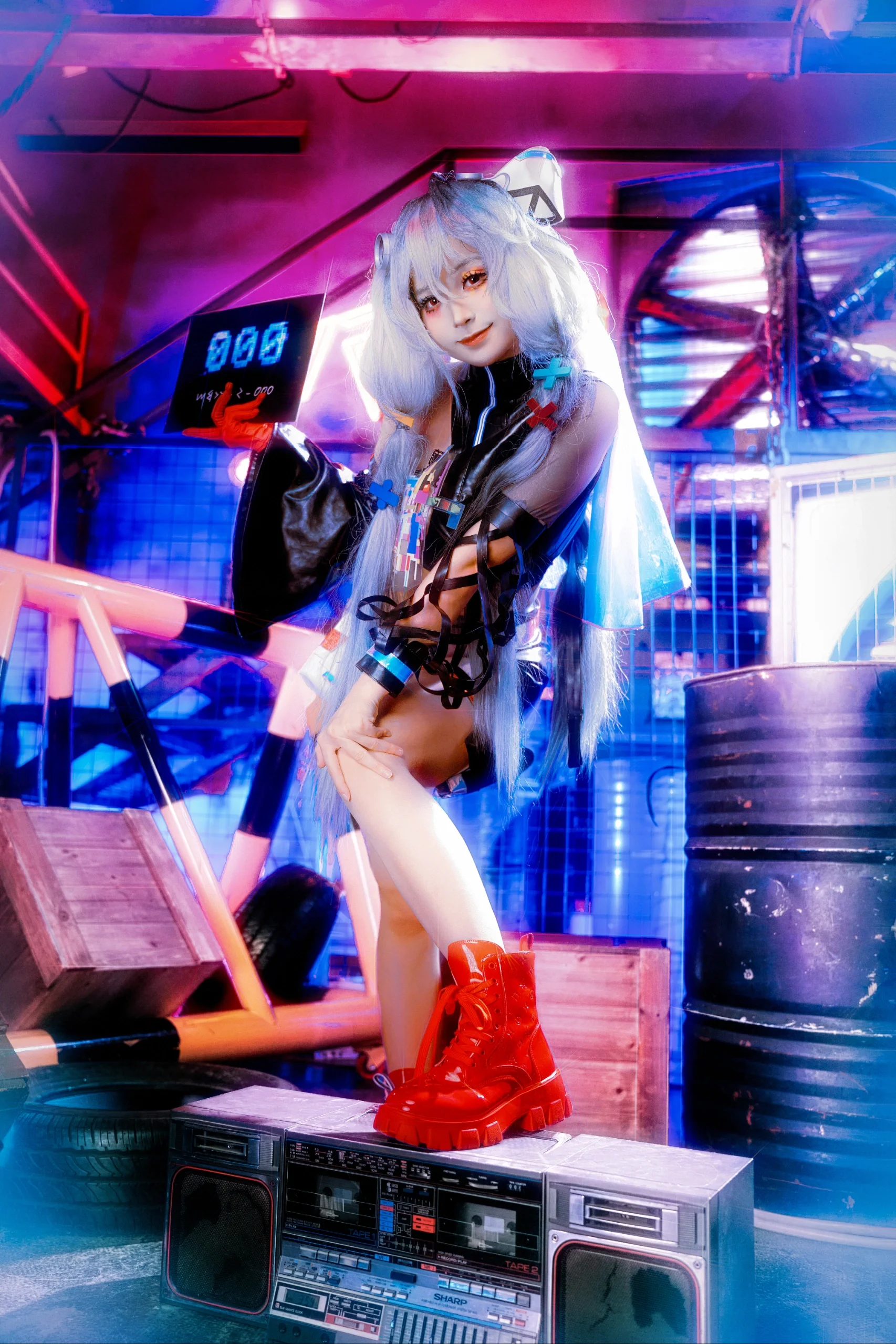 【000cos】无期迷途里的赛博电波，调色直击荧光屏 - 第 10 张