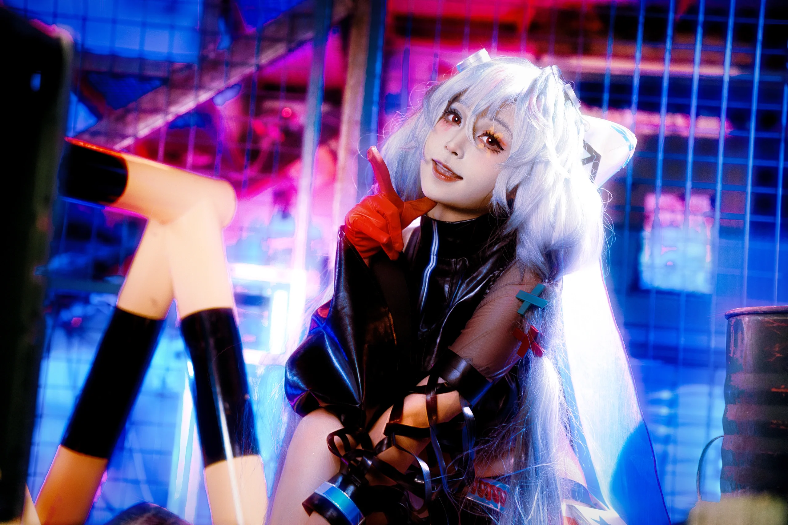 【000cos】无期迷途里的赛博电波，调色直击荧光屏 - 第 11 张
