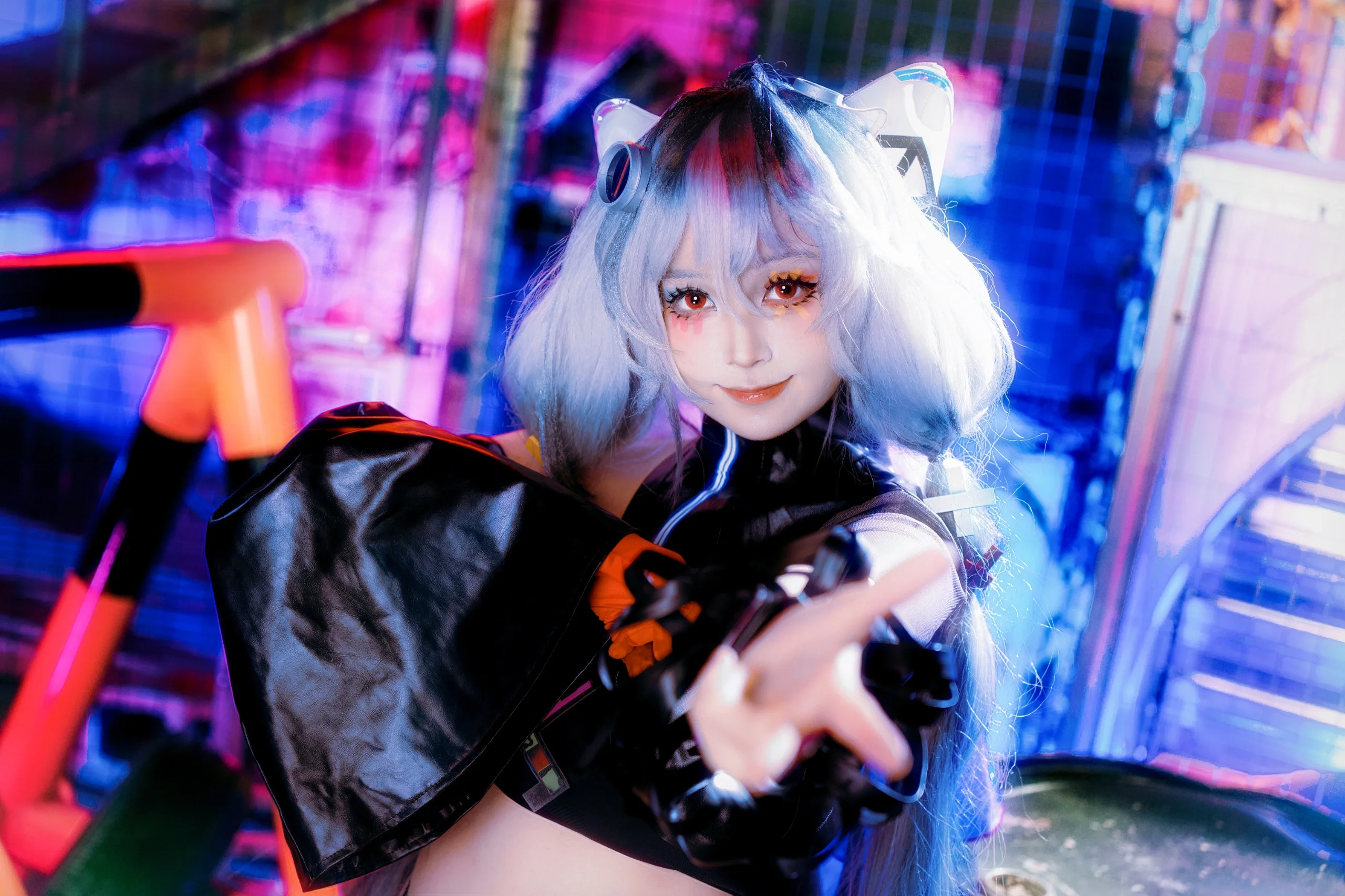 【000cos】无期迷途里的赛博电波，调色直击荧光屏 - 第 4 张