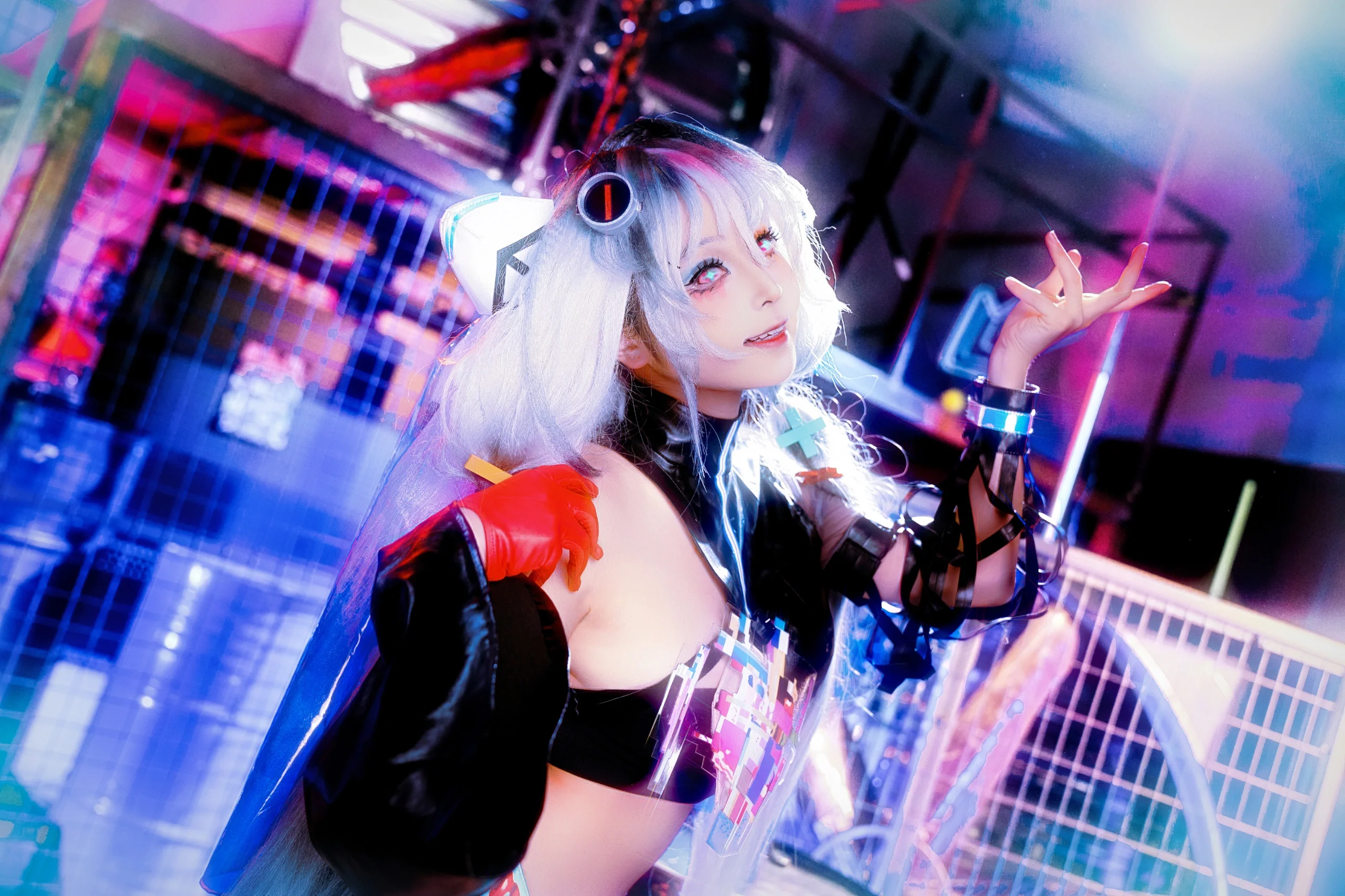 【000cos】无期迷途里的赛博电波，调色直击荧光屏 - 第 6 张