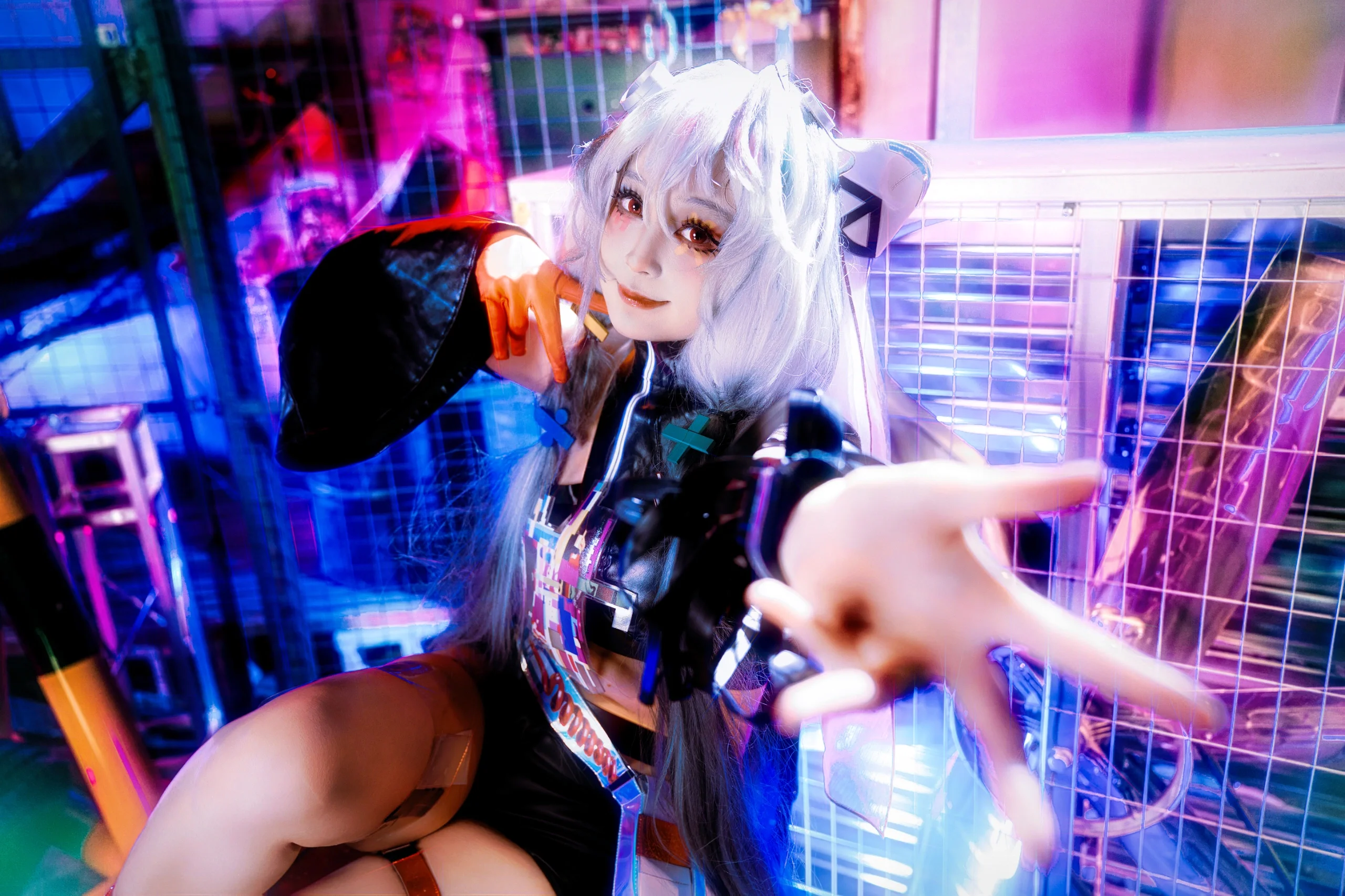 【000cos】无期迷途里的赛博电波，调色直击荧光屏 - 第 8 张