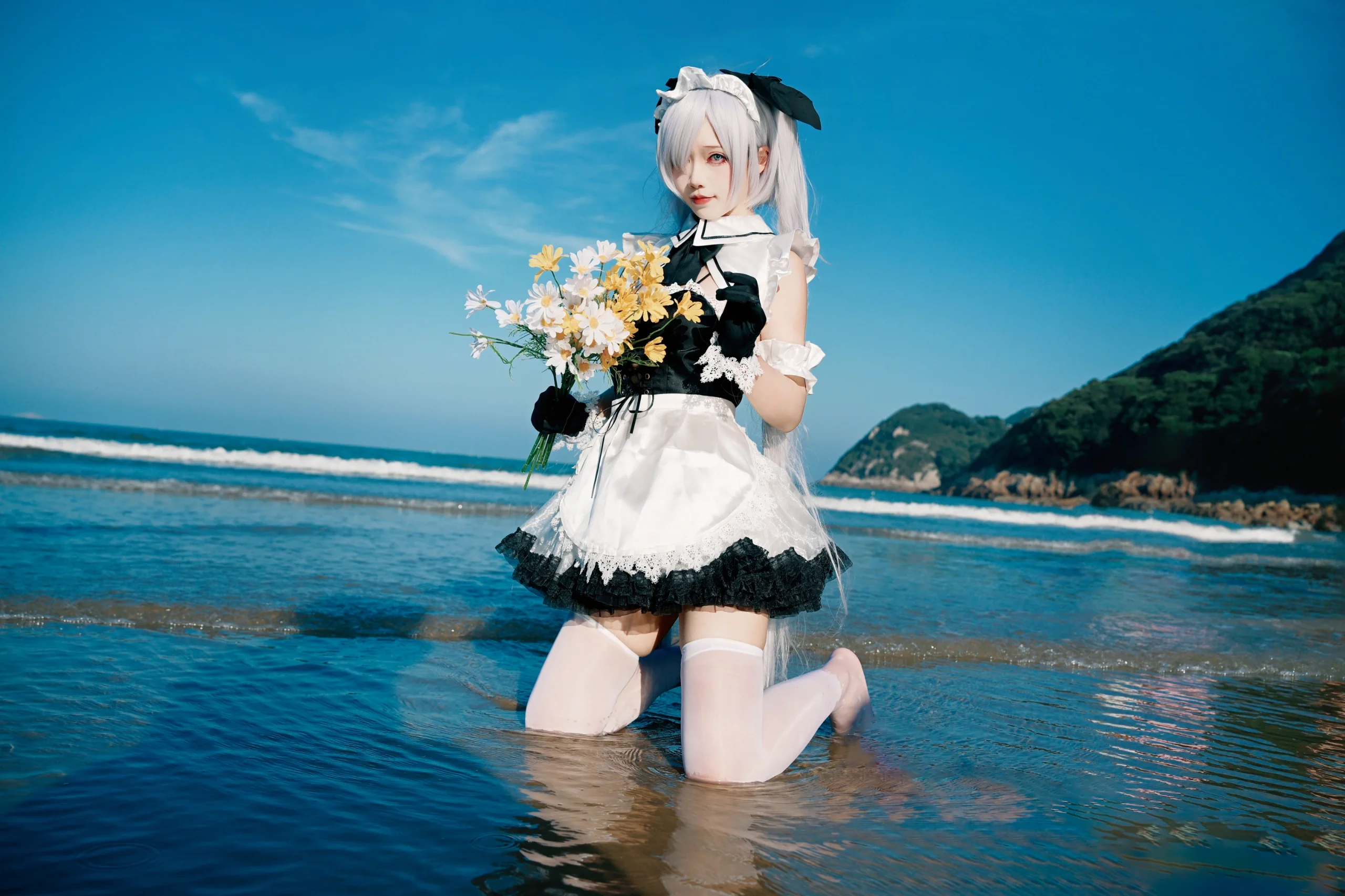 【灰姑娘cos】舟山海风里的nikke胜利女神 - 第 6 张