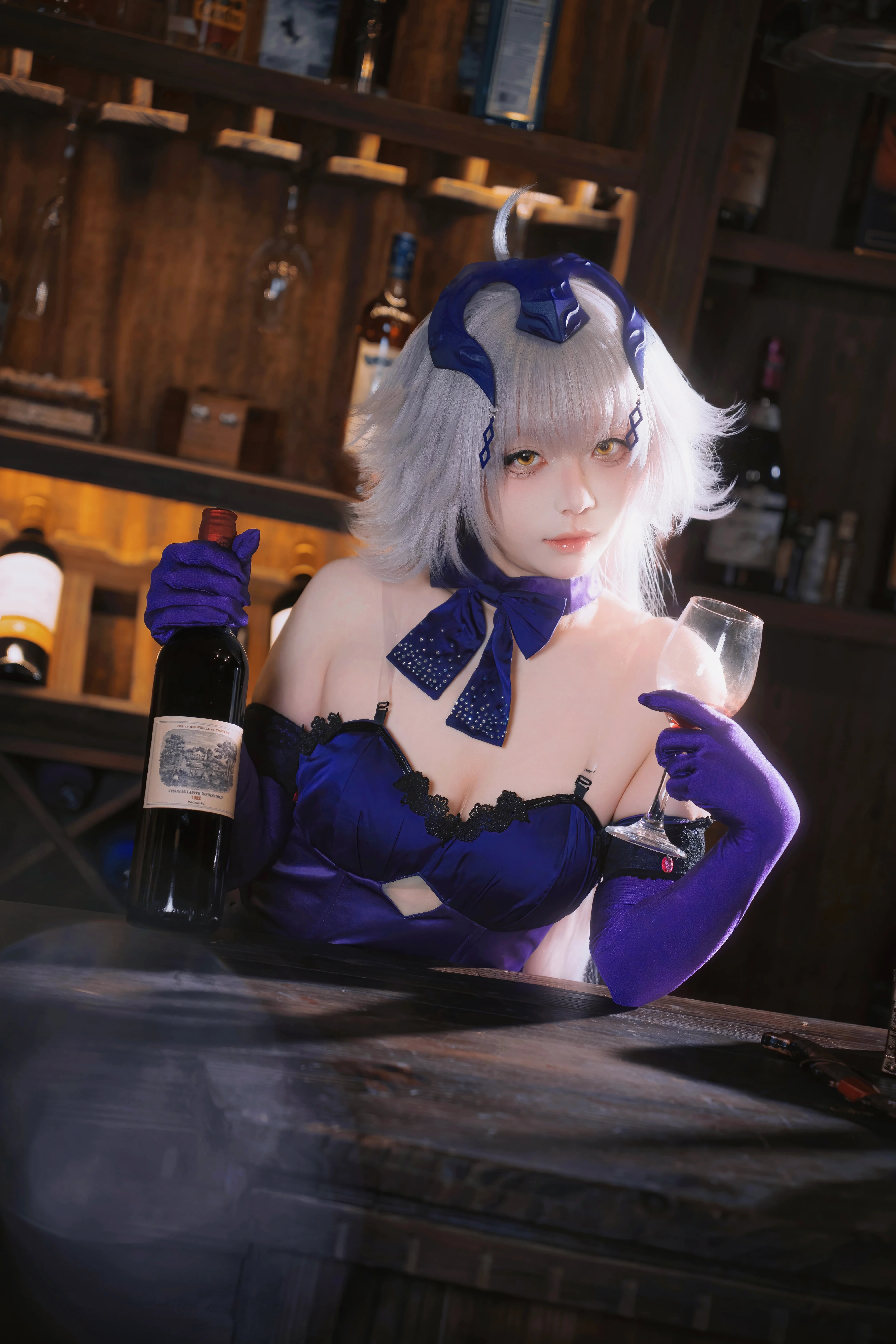 【黑贞德cos】Fgo圣夜的酒精邀约 封面