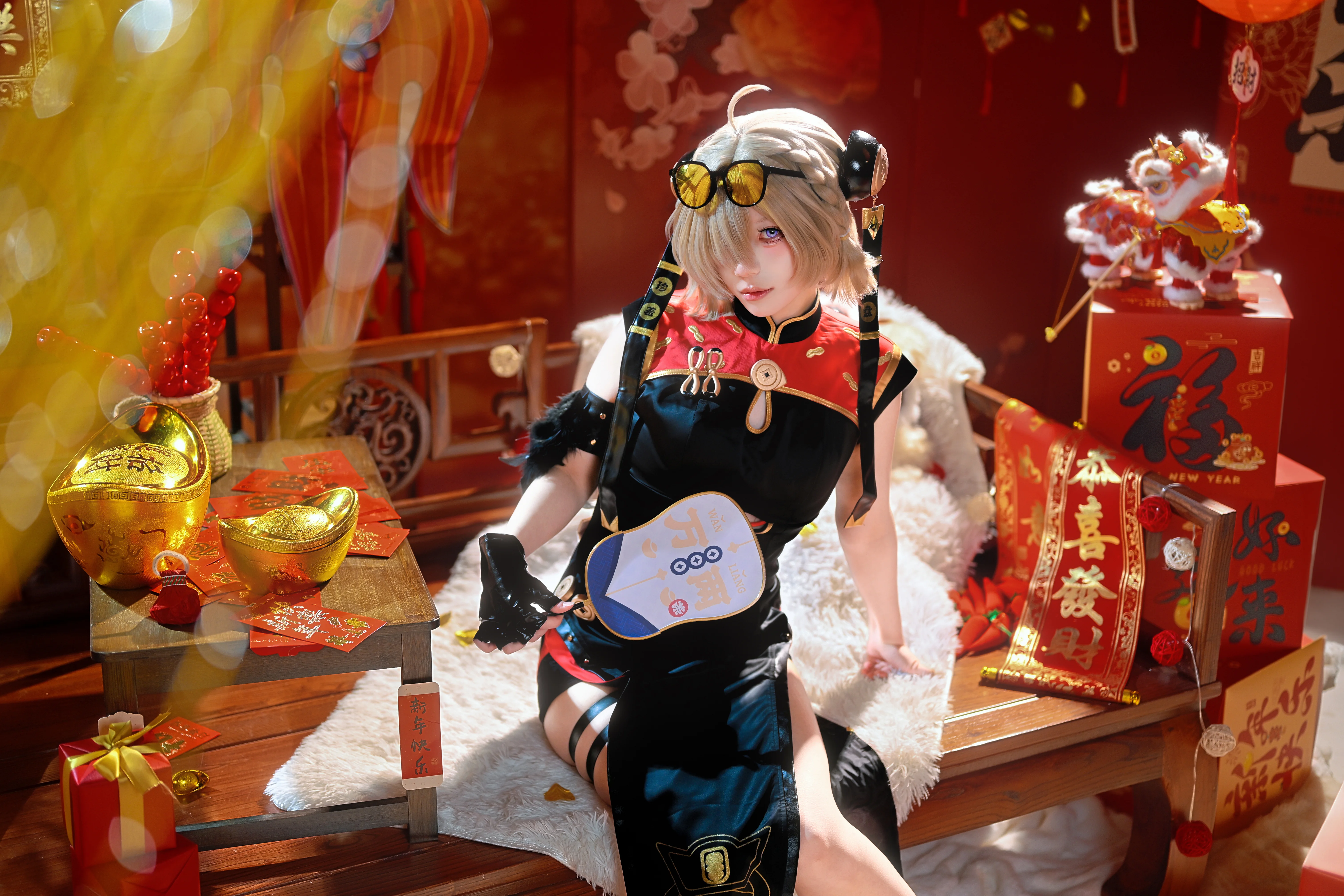 【紅豆cos】絕區零新年旗袍造型，紅紅火火過大年 - 第 2 張