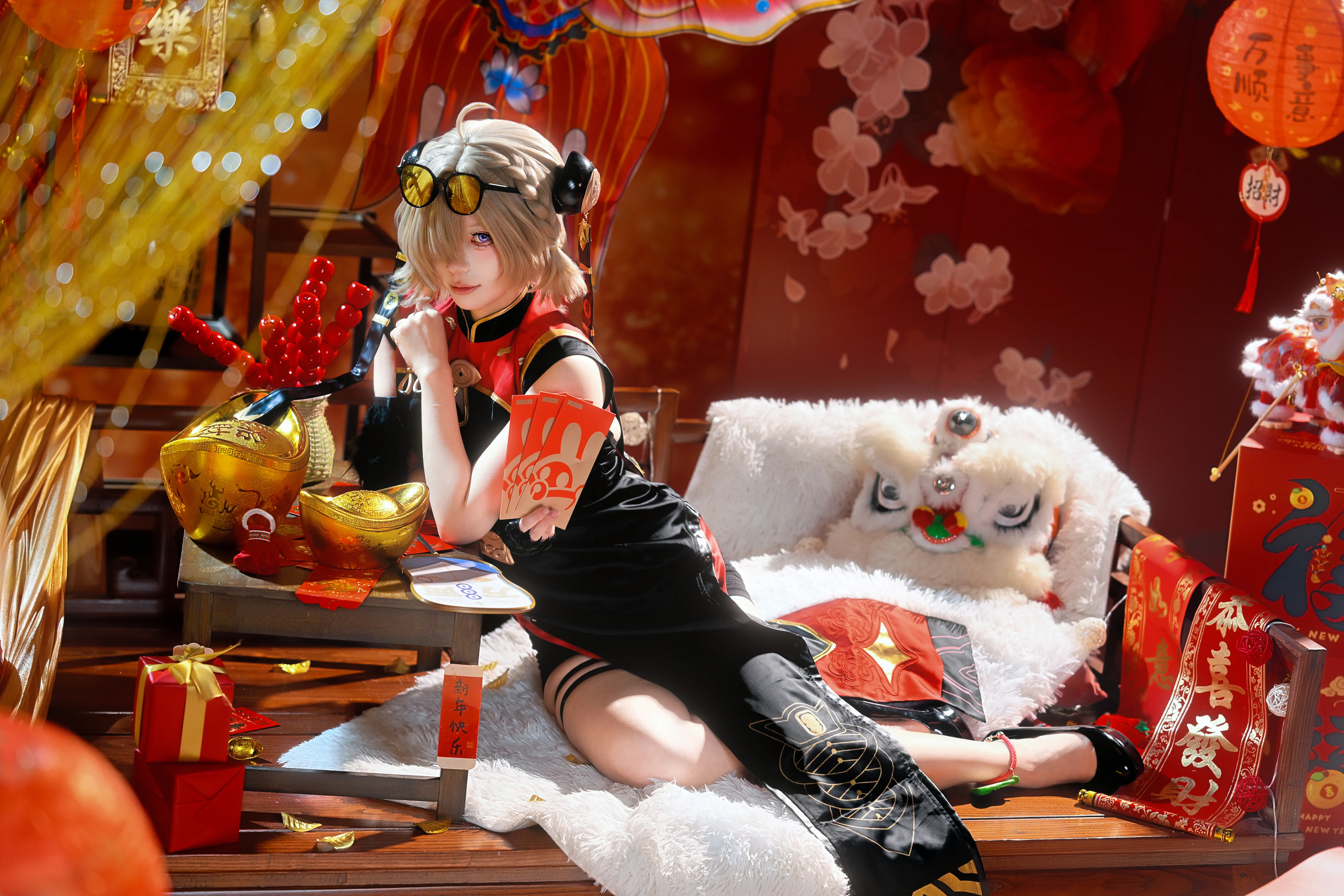 【紅豆cos】絕區零新年旗袍造型，紅紅火火過大年 - 第 4 張