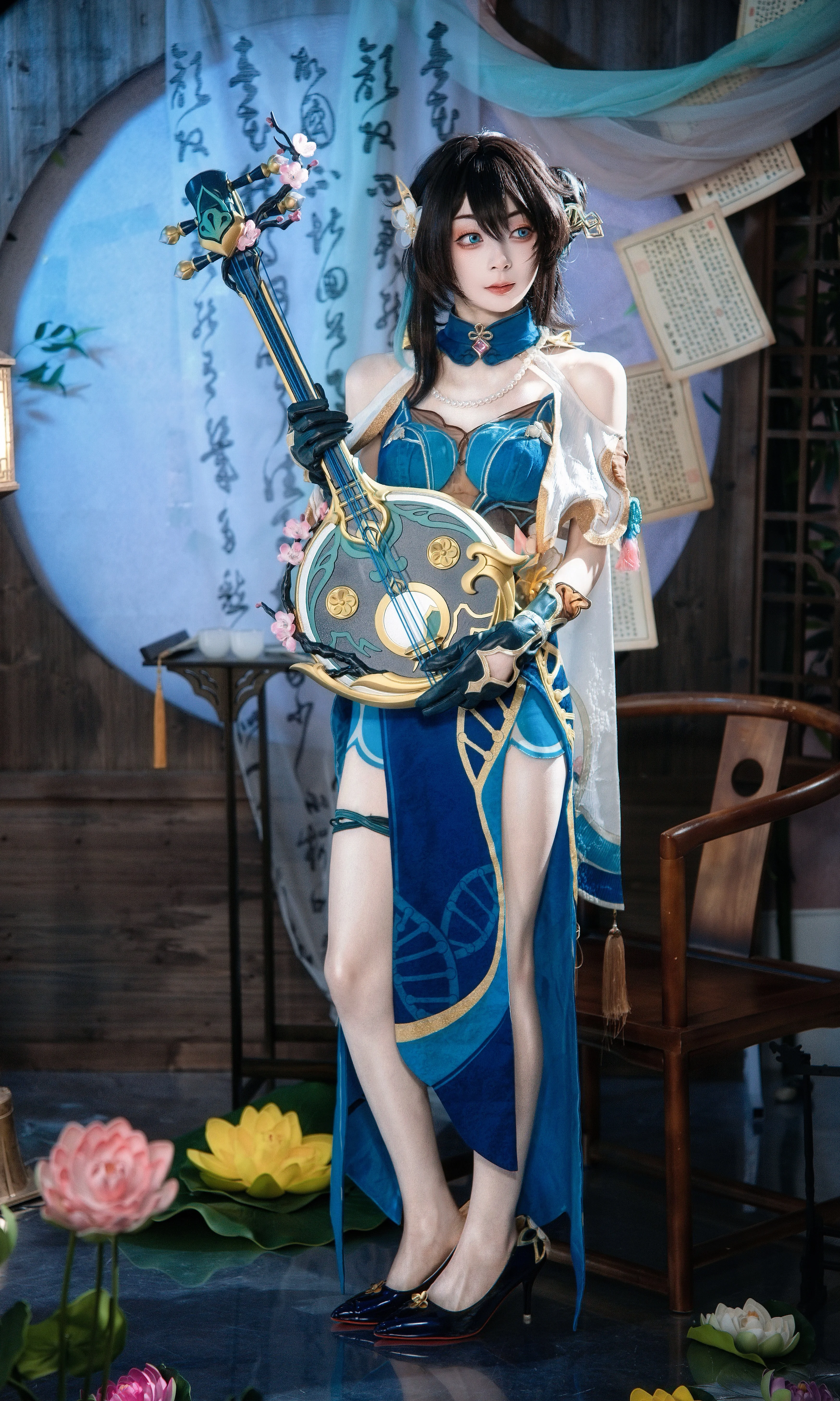 【阮梅cos】在崩坏星穹铁道中拨弄琴弦，捕捉那份如诗如画的优雅 - 第3张