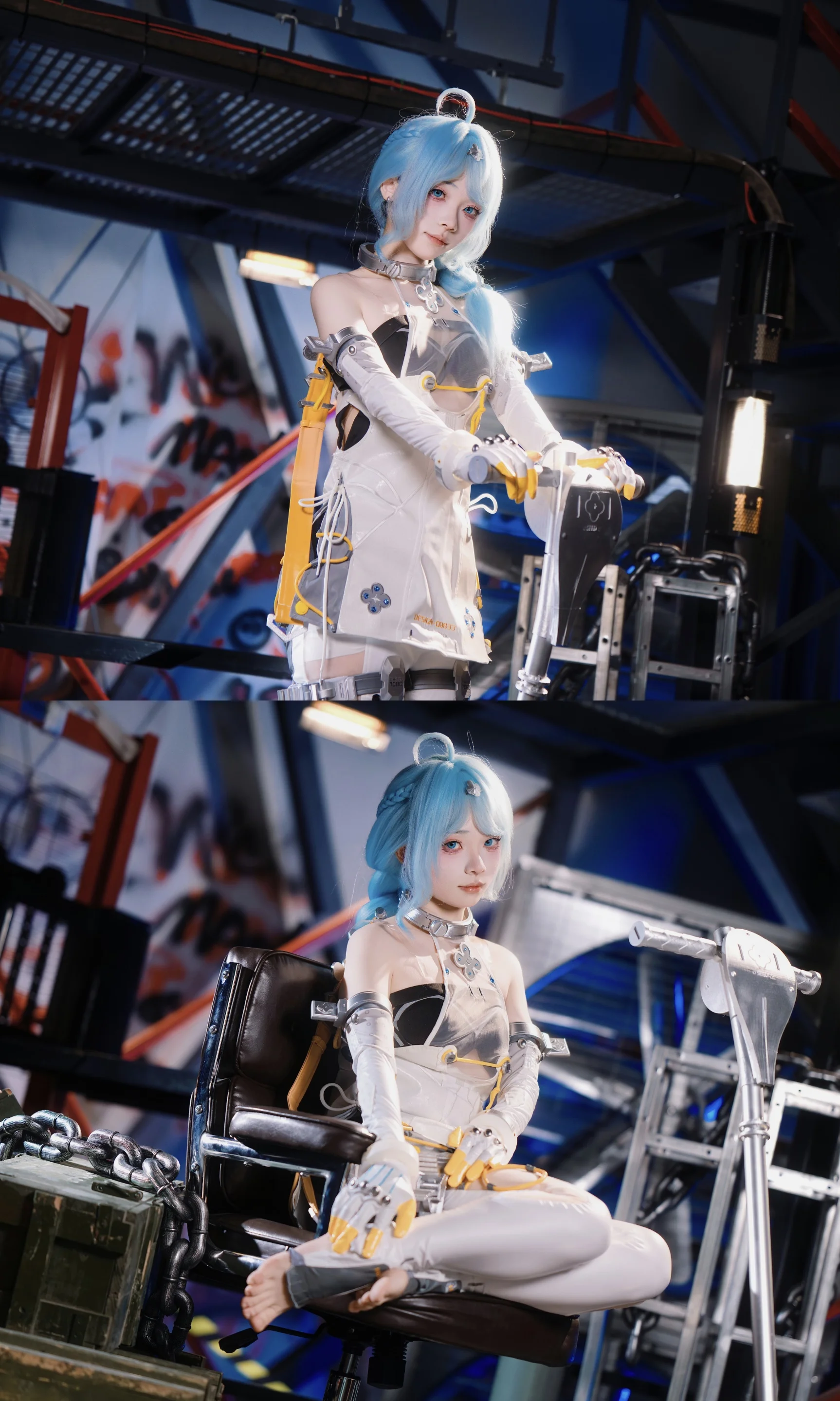 【シードコスプレ】ゼンレスゾーンゼロの機械少女、インダストリアル風のロケーションを再現 - 1 枚目