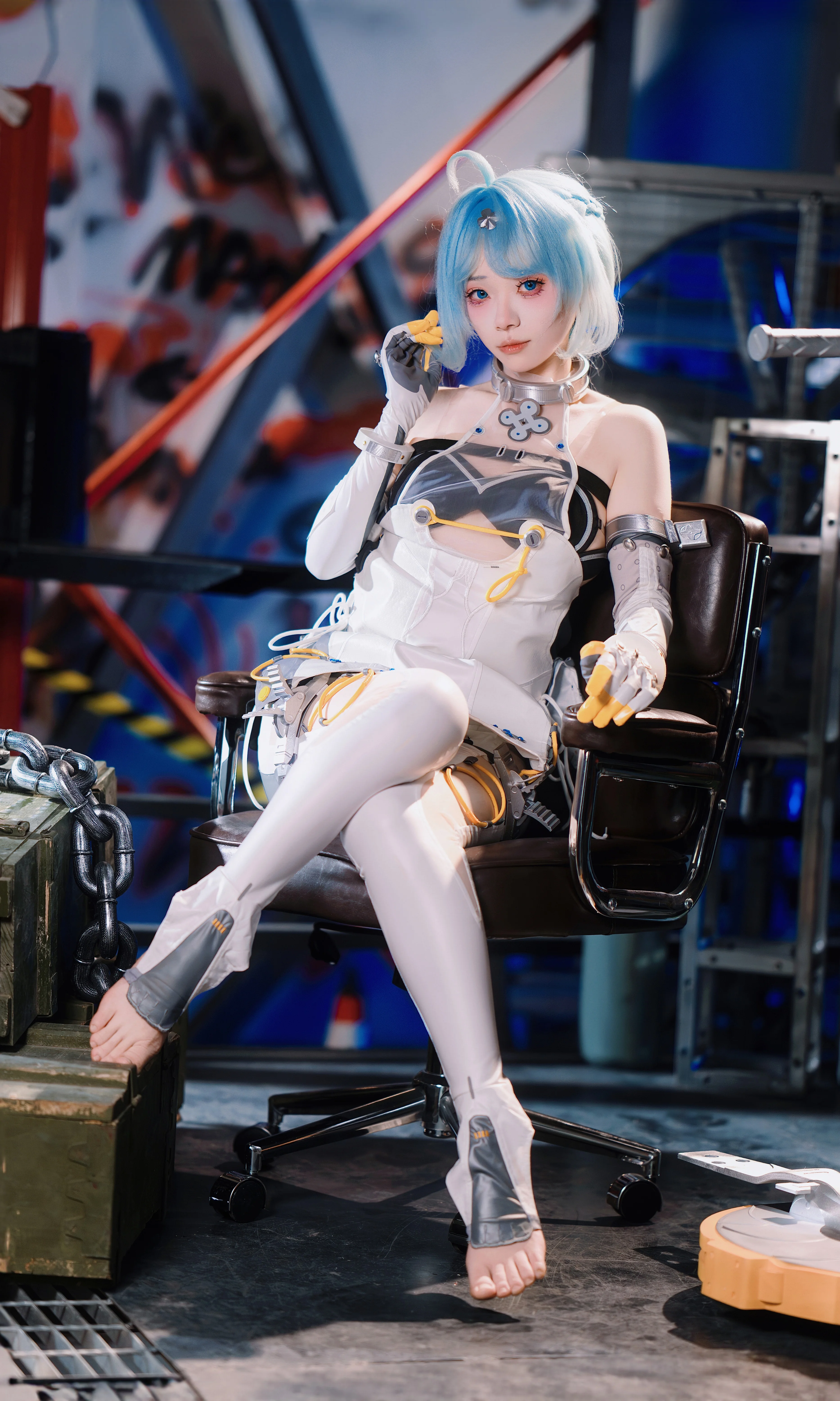 【シードコスプレ】ゼンレスゾーンゼロの機械少女、インダストリアル風のロケーションを再現 - 4 枚目