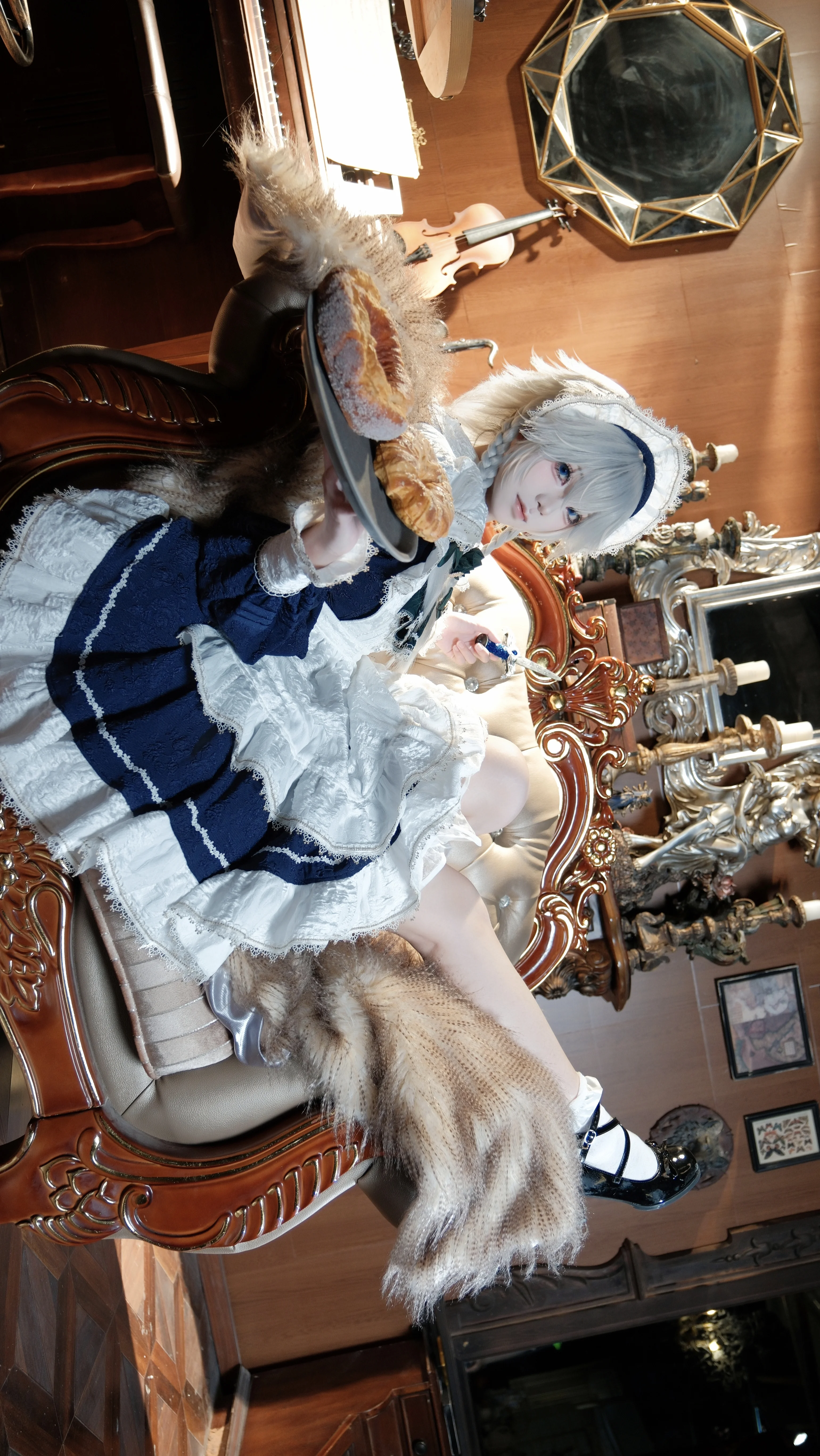 【十六夜咲夜cos】红魔馆里定格优雅的潇洒瞬间