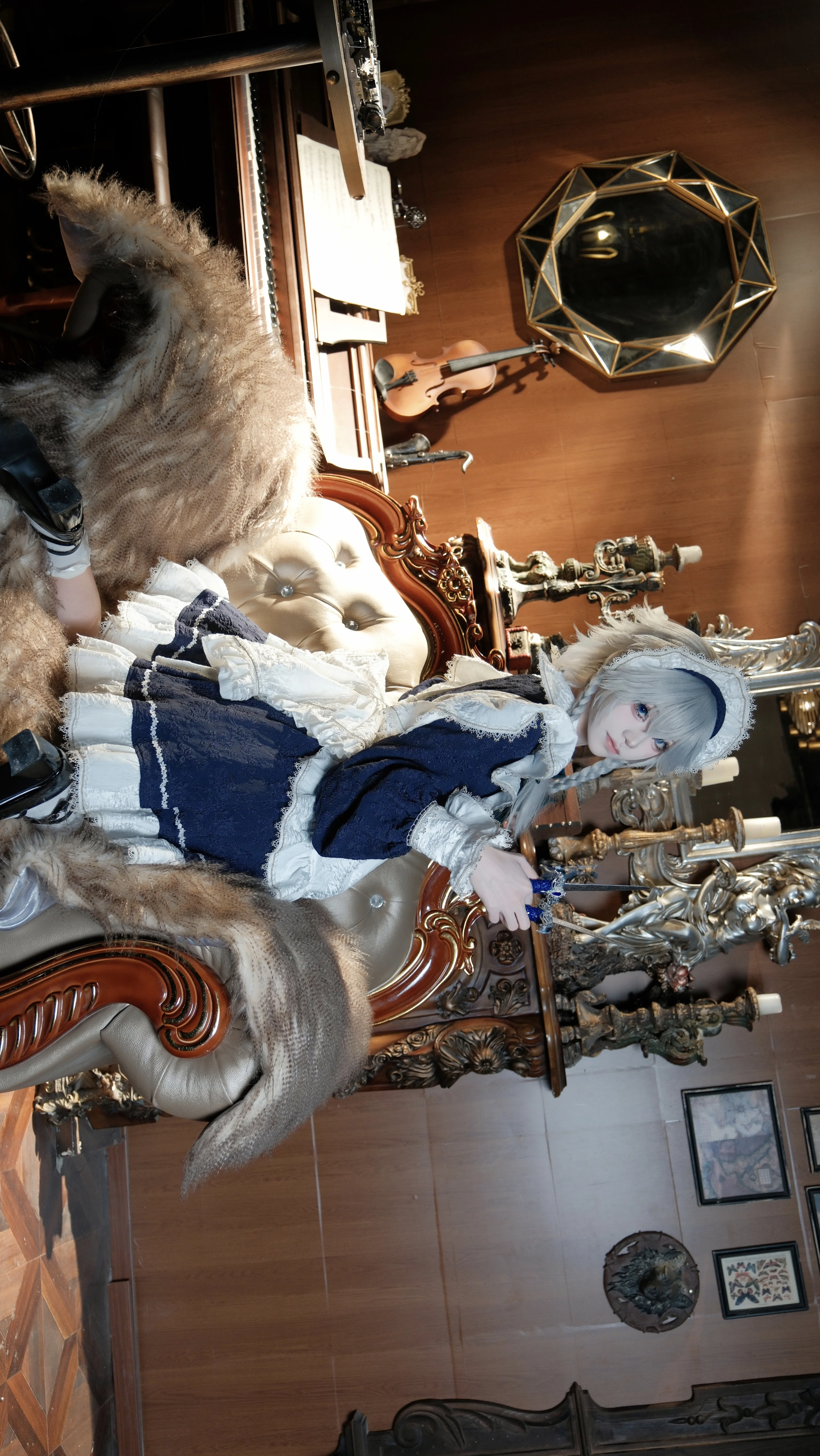 【十六夜咲夜cos】红魔馆里定格优雅的潇洒瞬间 - 第 2 张