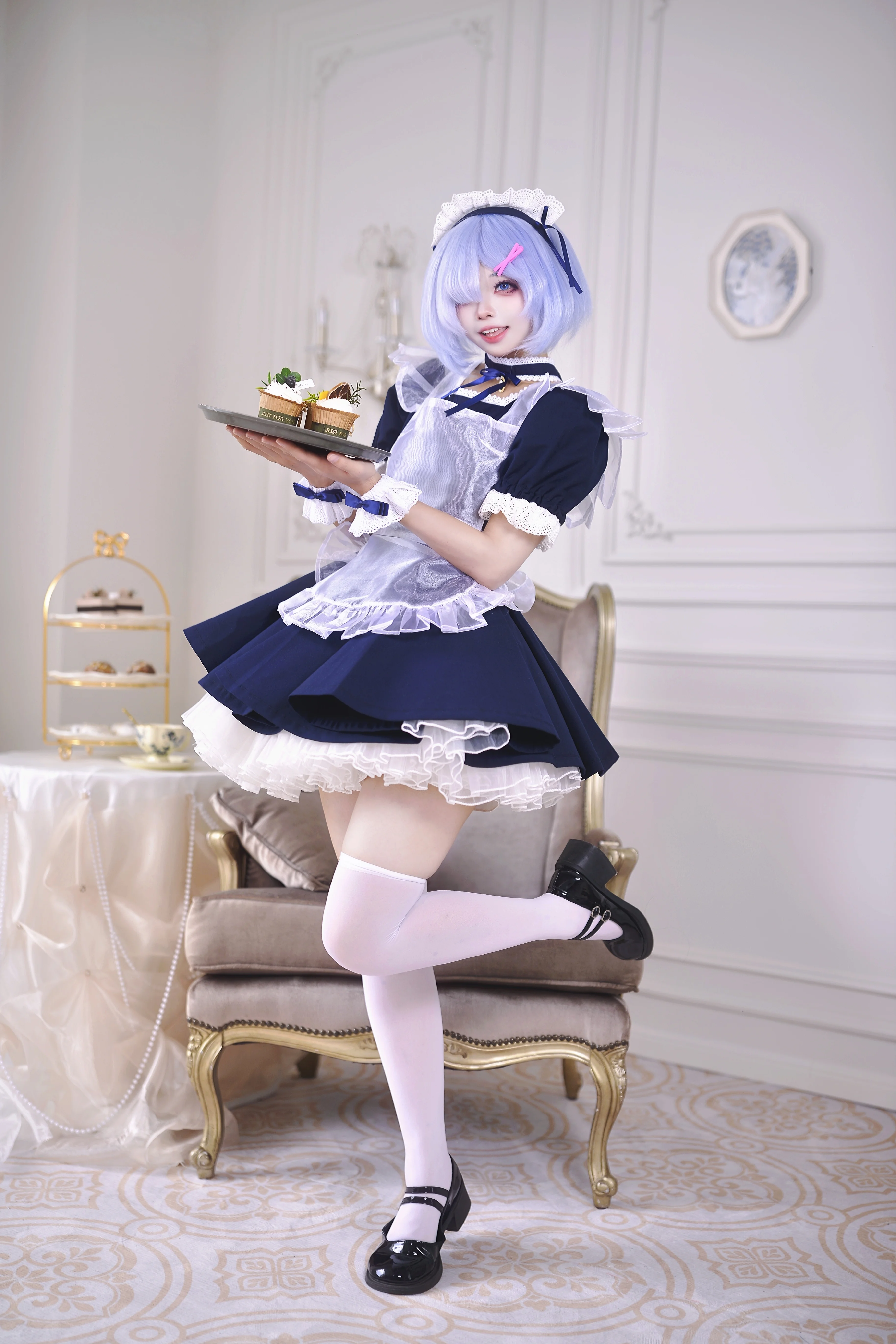 【蕾姆cos】从零开始的异世界生活里的甜美女仆茶会