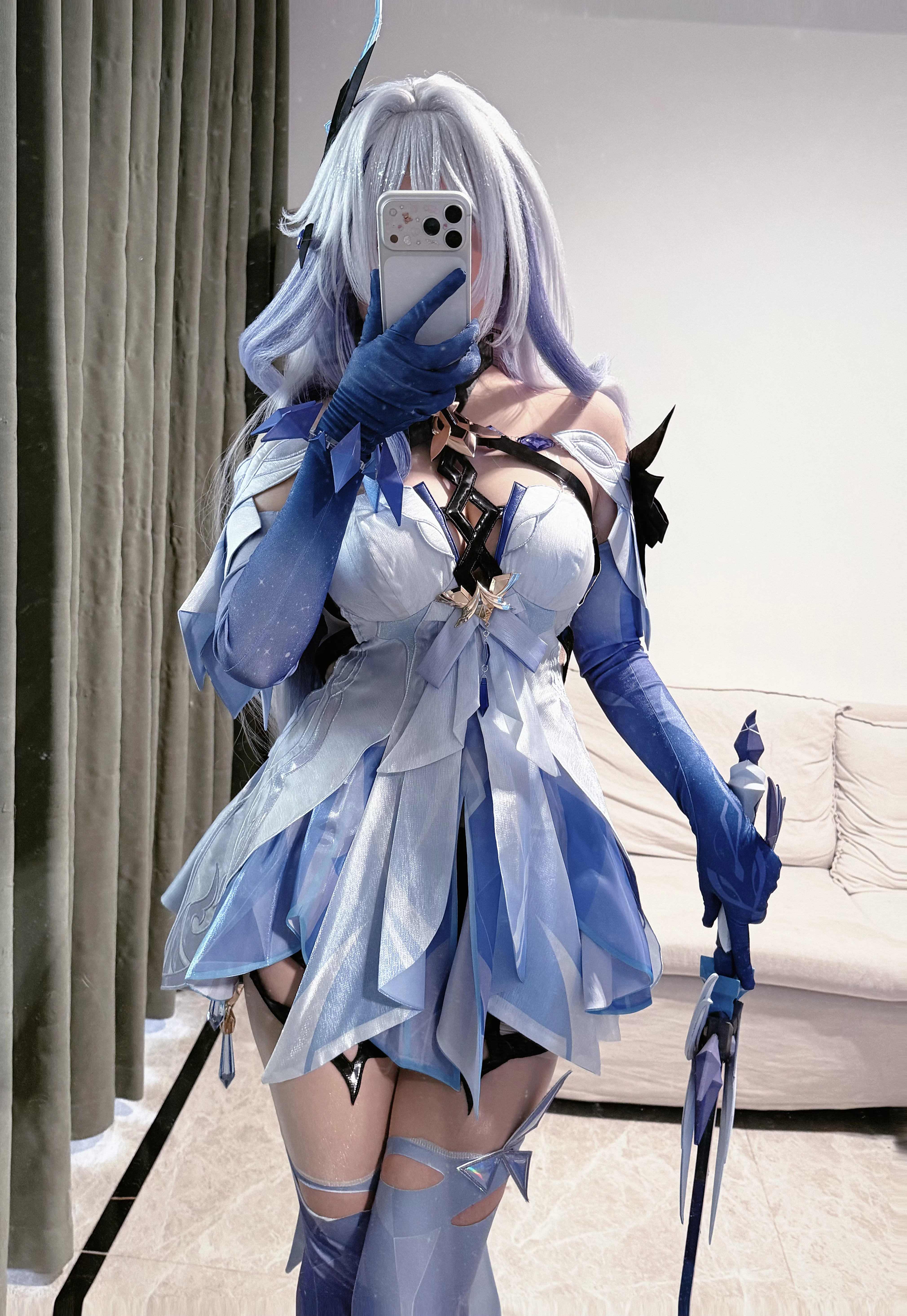 【絲柯克cos】五一夢鄉的藍白系穿搭 - 第 1 張