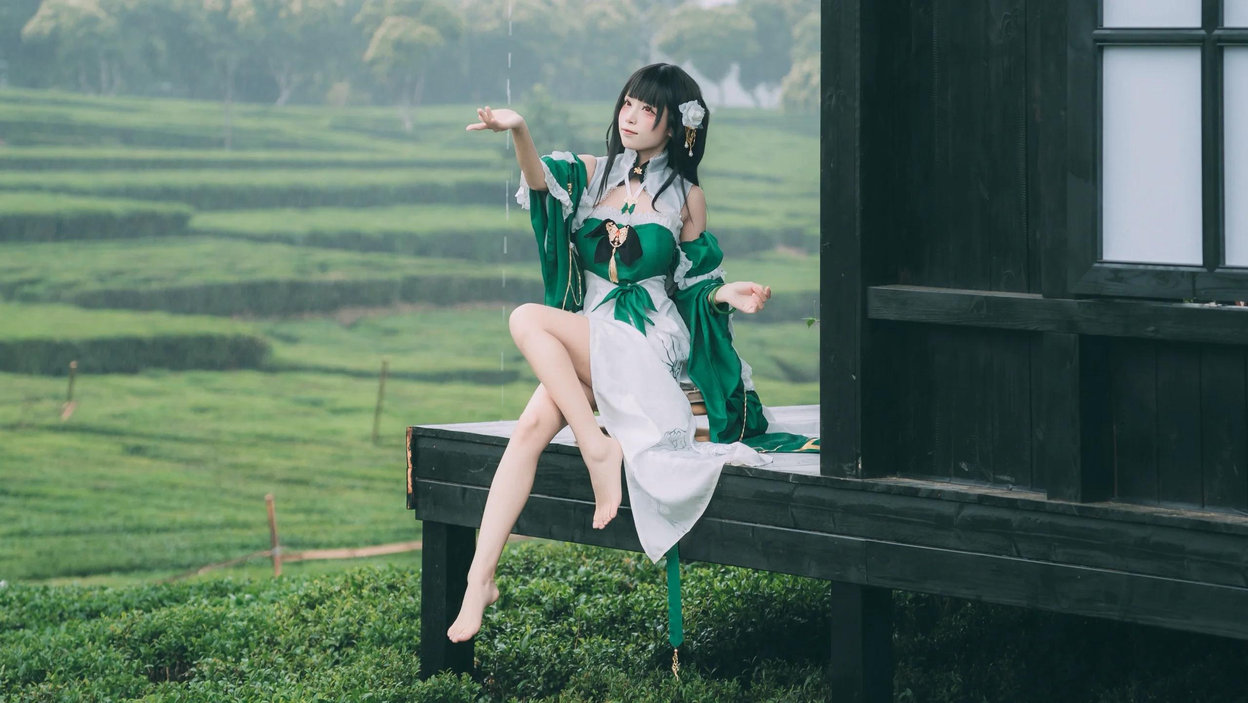 【逸仙cos】碧蓝航线里的静谧茶园时光 - 第 2 张